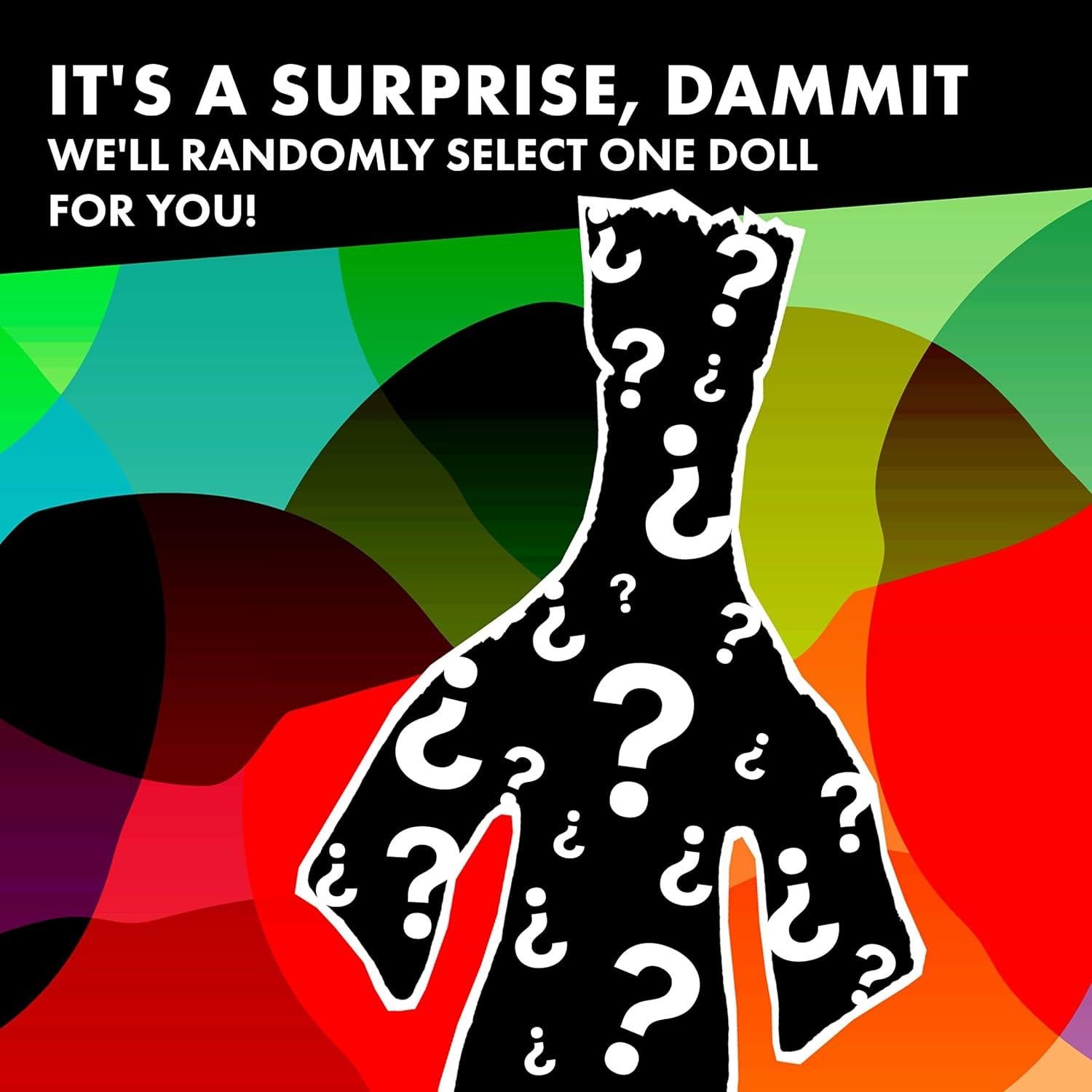 Muñeca Dammit Aleatoria - Alivio del Estrés - Regalo Divertido