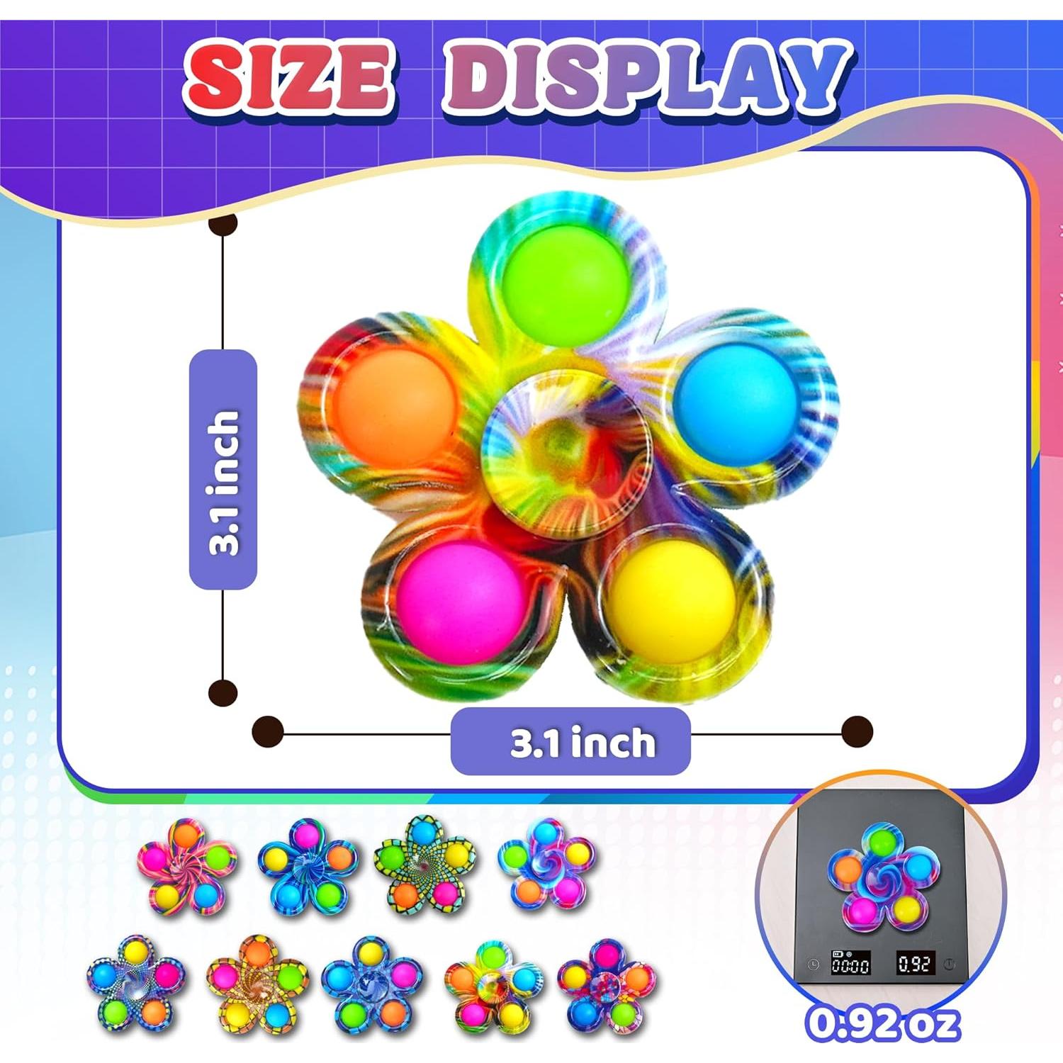 Fidget Spinner 9 PCS Chilvil Juguetes Antiestrés para Niños