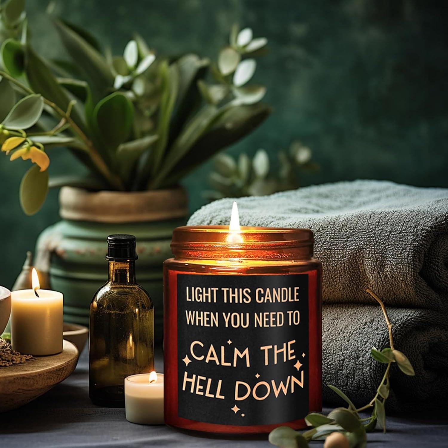 Vela Aromática de Soja Briojoy - Alivio del Estrés 10 cm