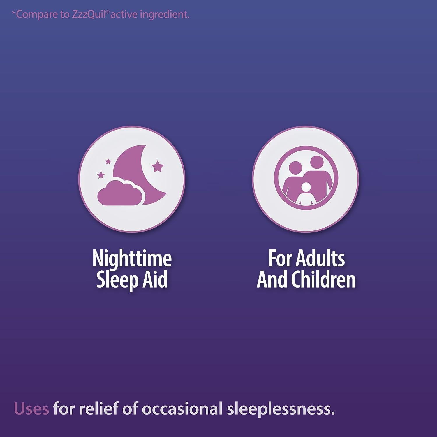 HealthA2Z Ayuda para Dormir 25mg Diphenhydramine 96 Cápsulas