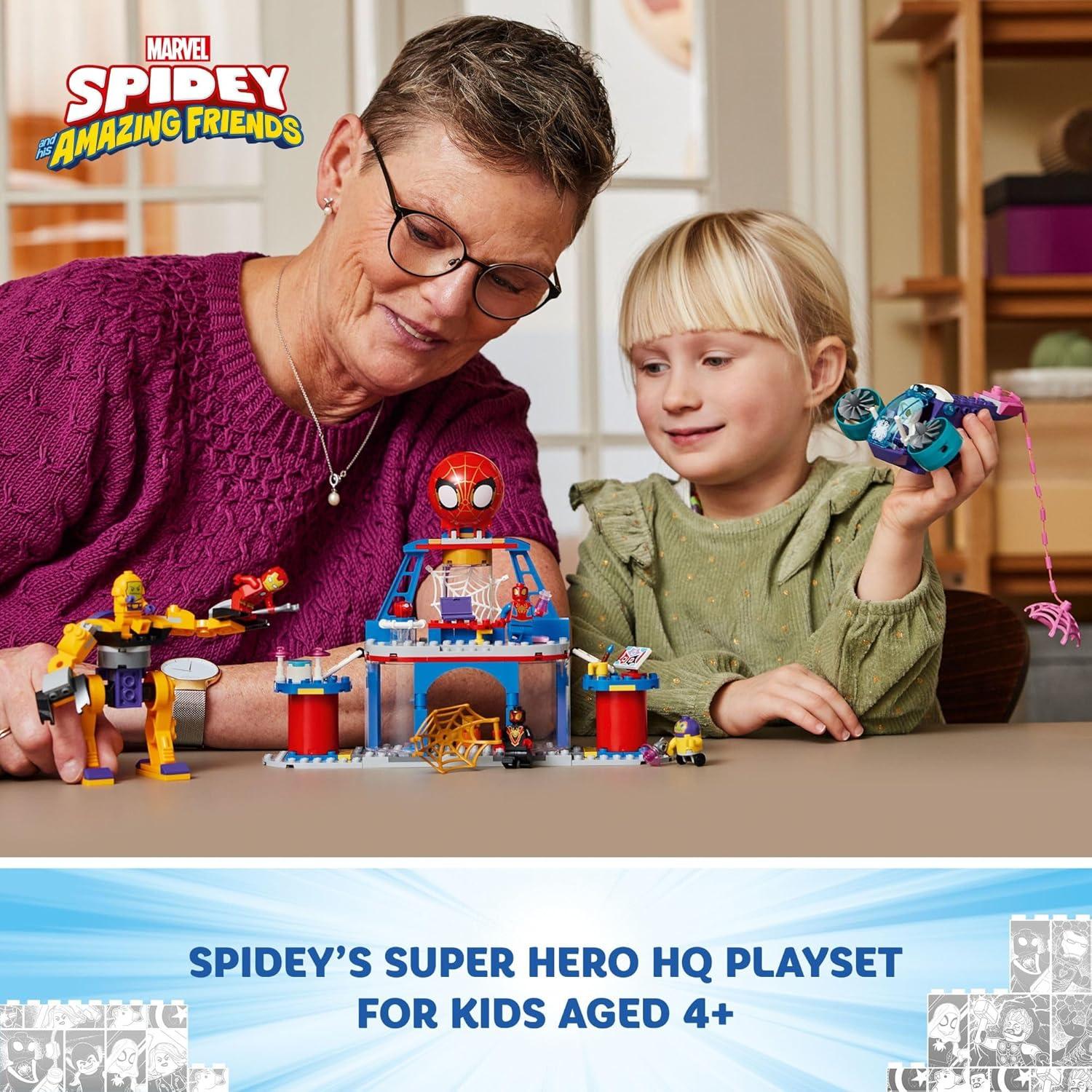 LEGO Marvel Sede Lanzador Telarañas 10794 para Niños 4+