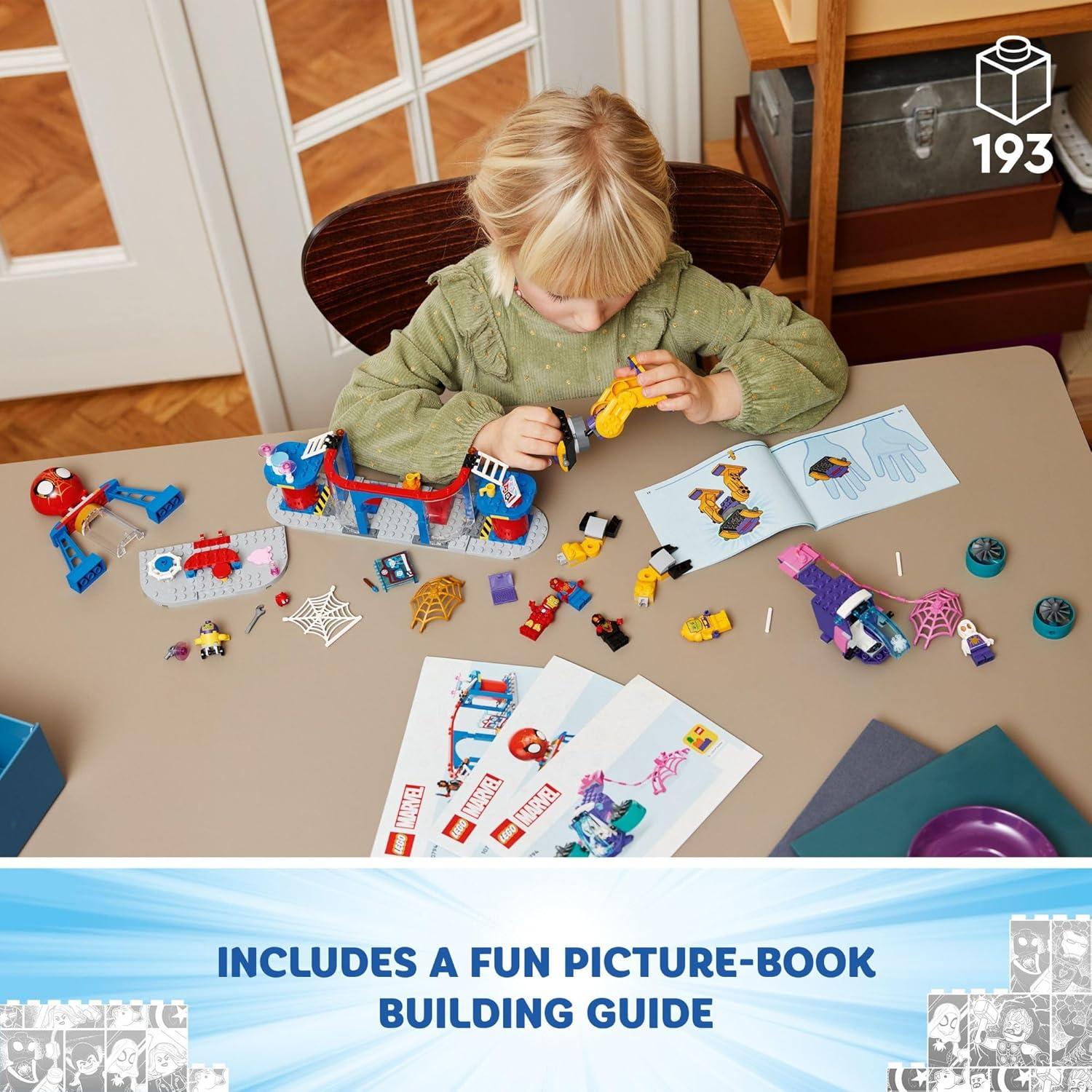 LEGO Marvel Sede Lanzador Telarañas 10794 para Niños 4+