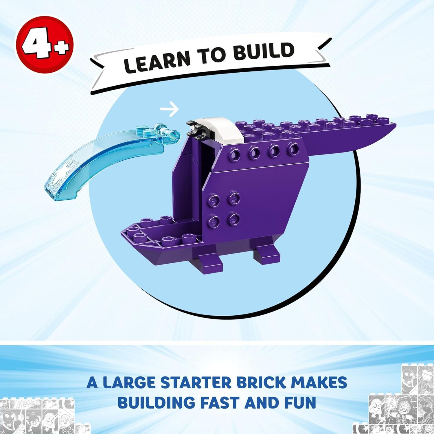 LEGO Marvel Sede Lanzador Telarañas 10794 para Niños 4+