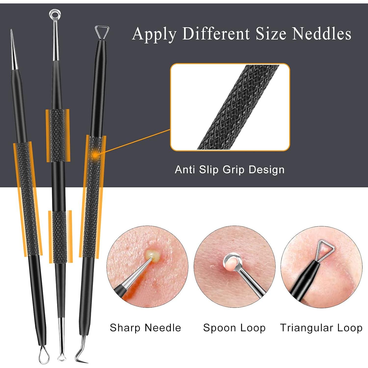 Kit de Herramientas para Espinillas Boxoyx - 6 Piezas Acero Inoxidable