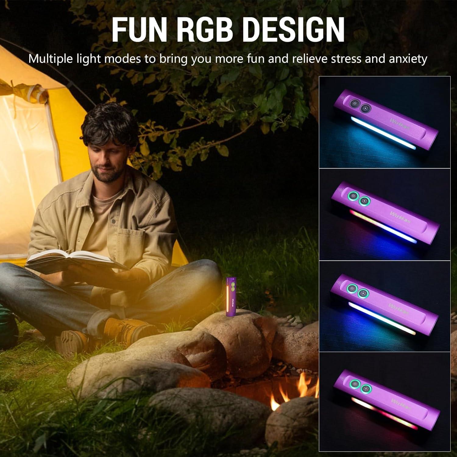 Linterna UV Wurkkos HD01 EDC Recargable 1200 Lúmenes