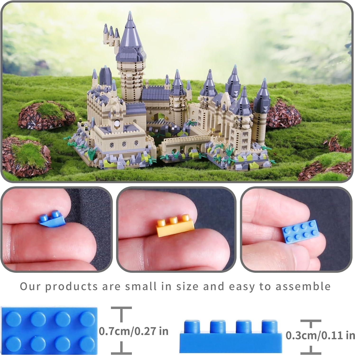 3000+PCS Bloques Micro Mini Castillo Mágico Bibilock 24x6x35cm