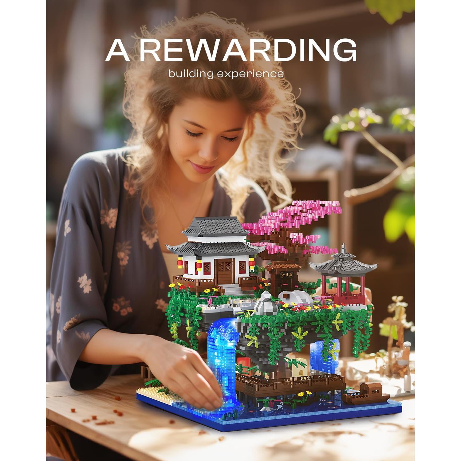 Kit de Construcción Árbol Bonsai Kimiangel 3220 Piezas