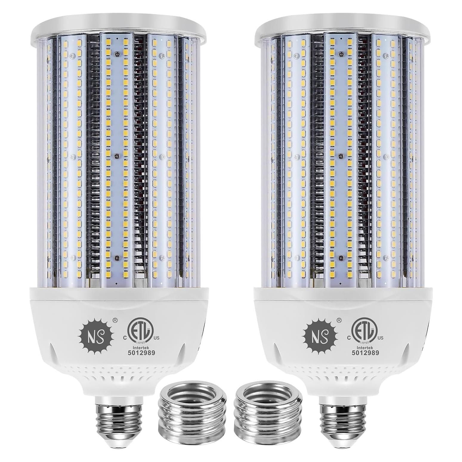 Paquete de 2 Bombillas LED Maíz 120W 5000K E26/E39 18000lm