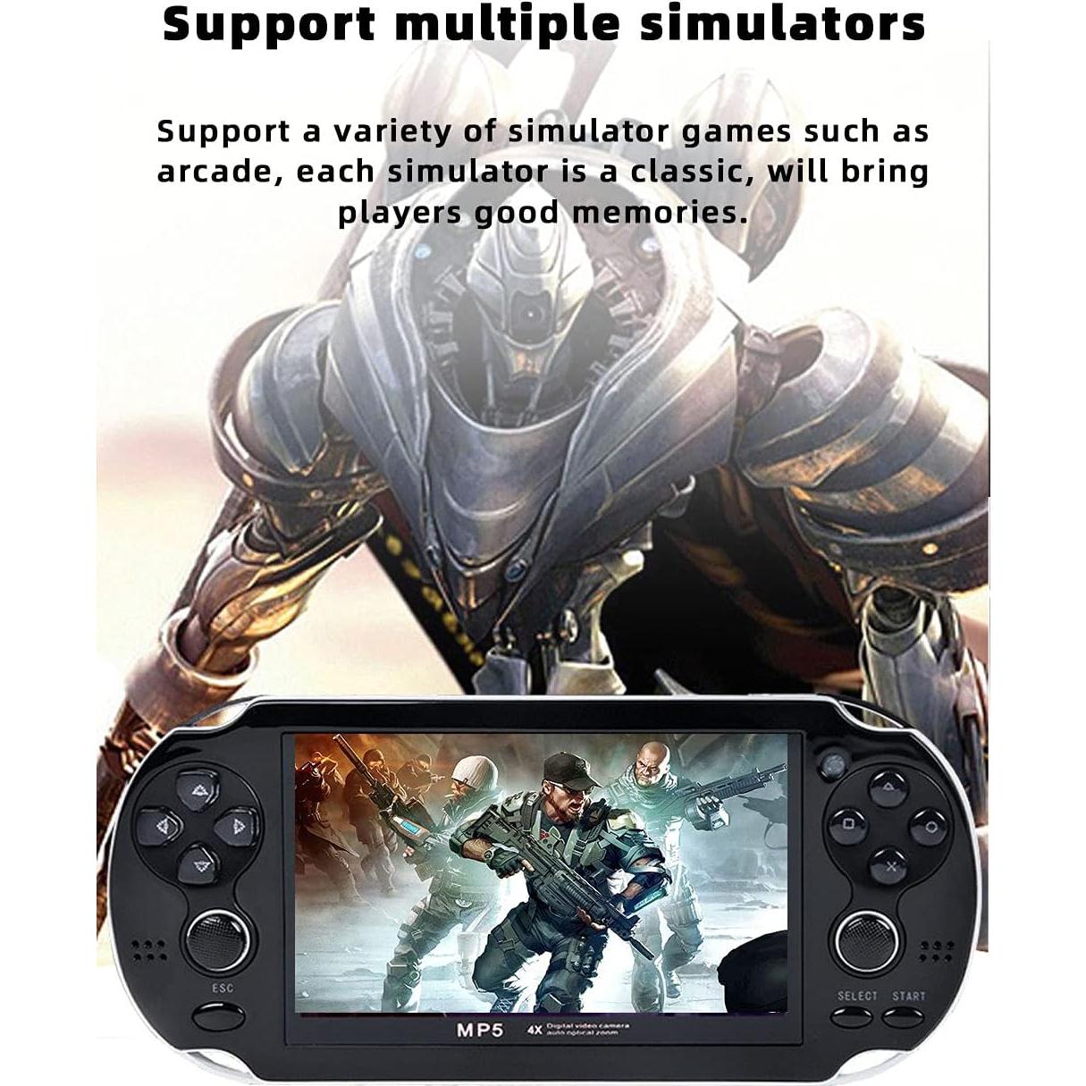 Consola de Juego Portátil CZT 4.3" LCD 8GB 2200 Juegos Retro