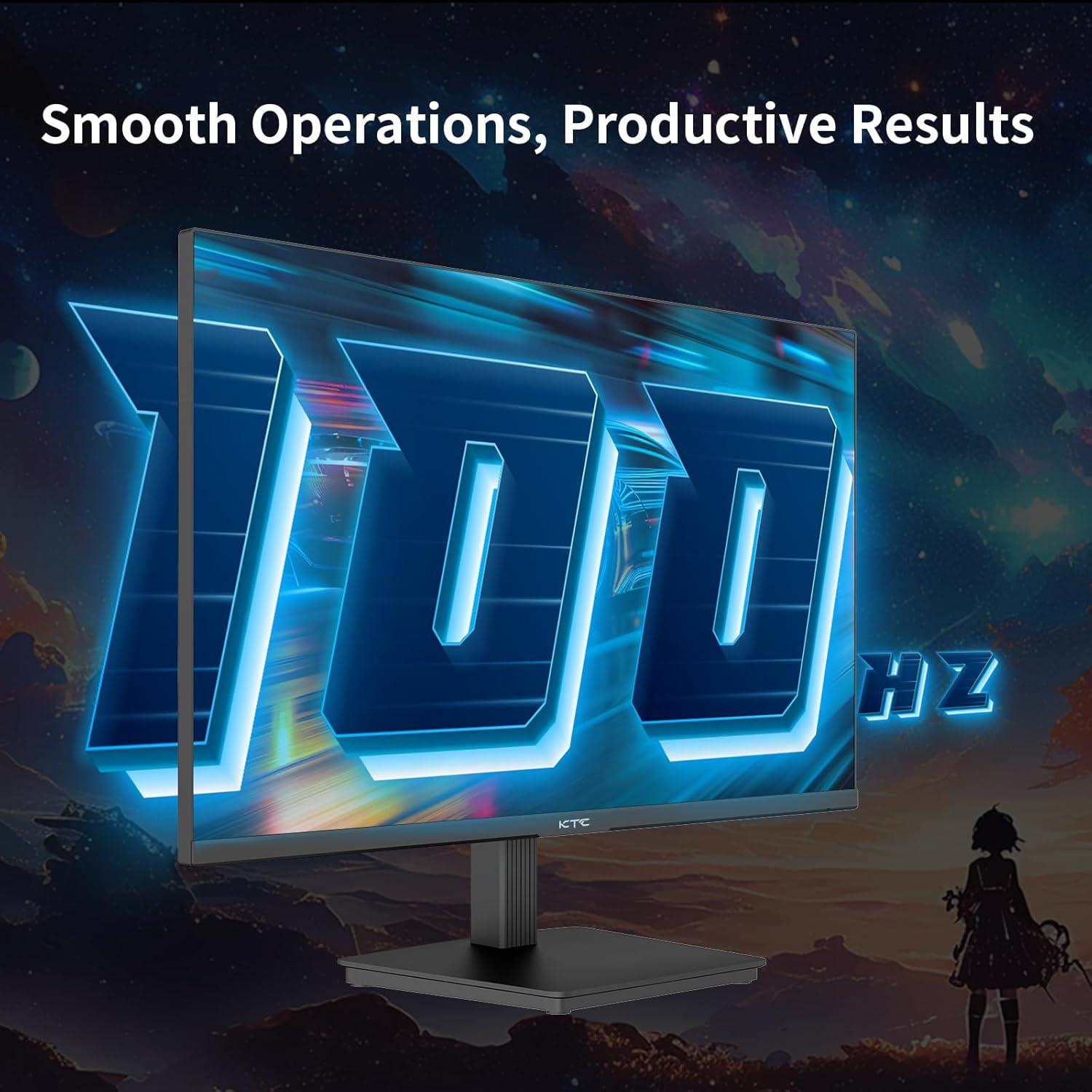 Monitor KTC QHD 24" 100Hz IPS 2K Anti-Luz Azul