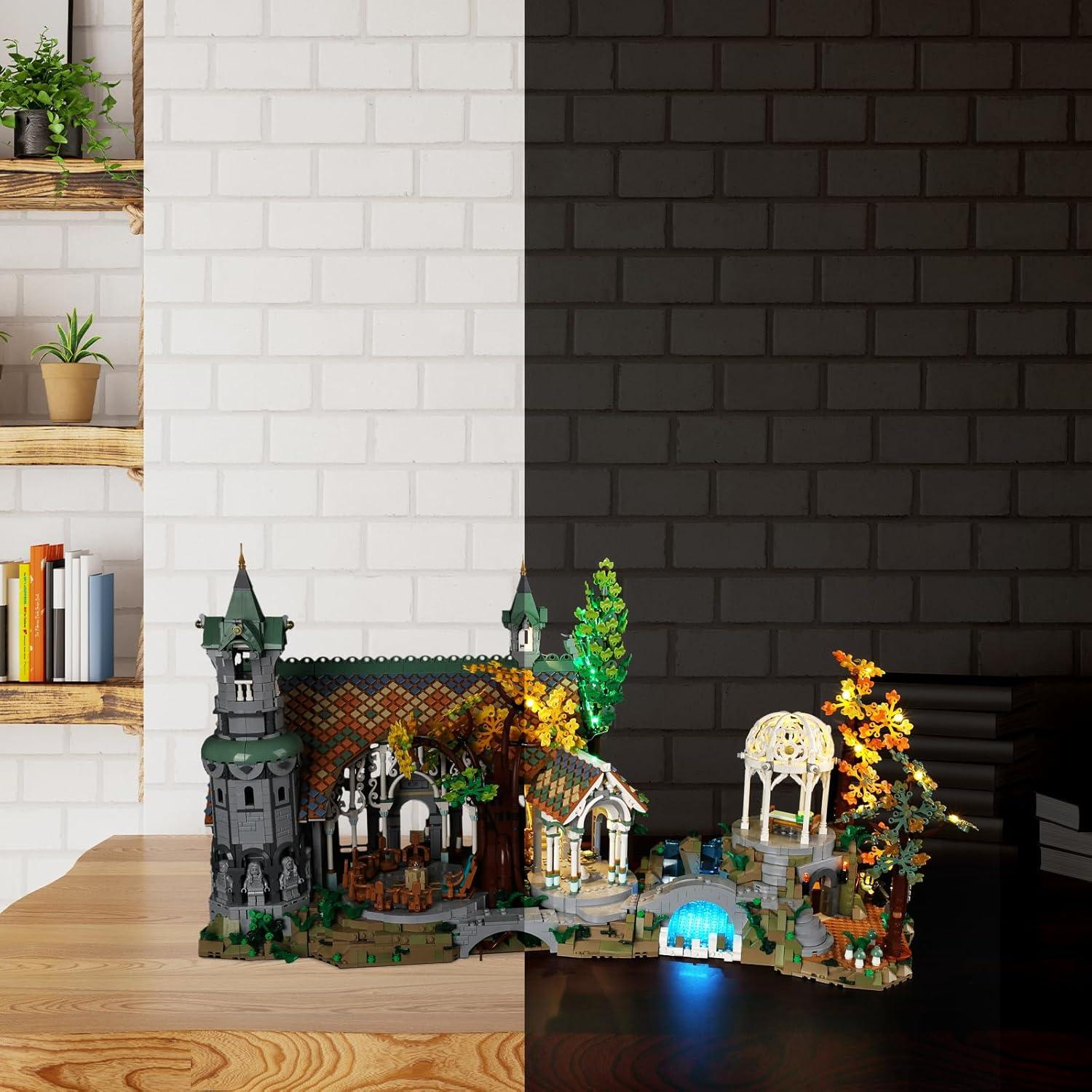 Kit de Luz LED BrickSoul para LEGO 10316 Rivendell con Sonido