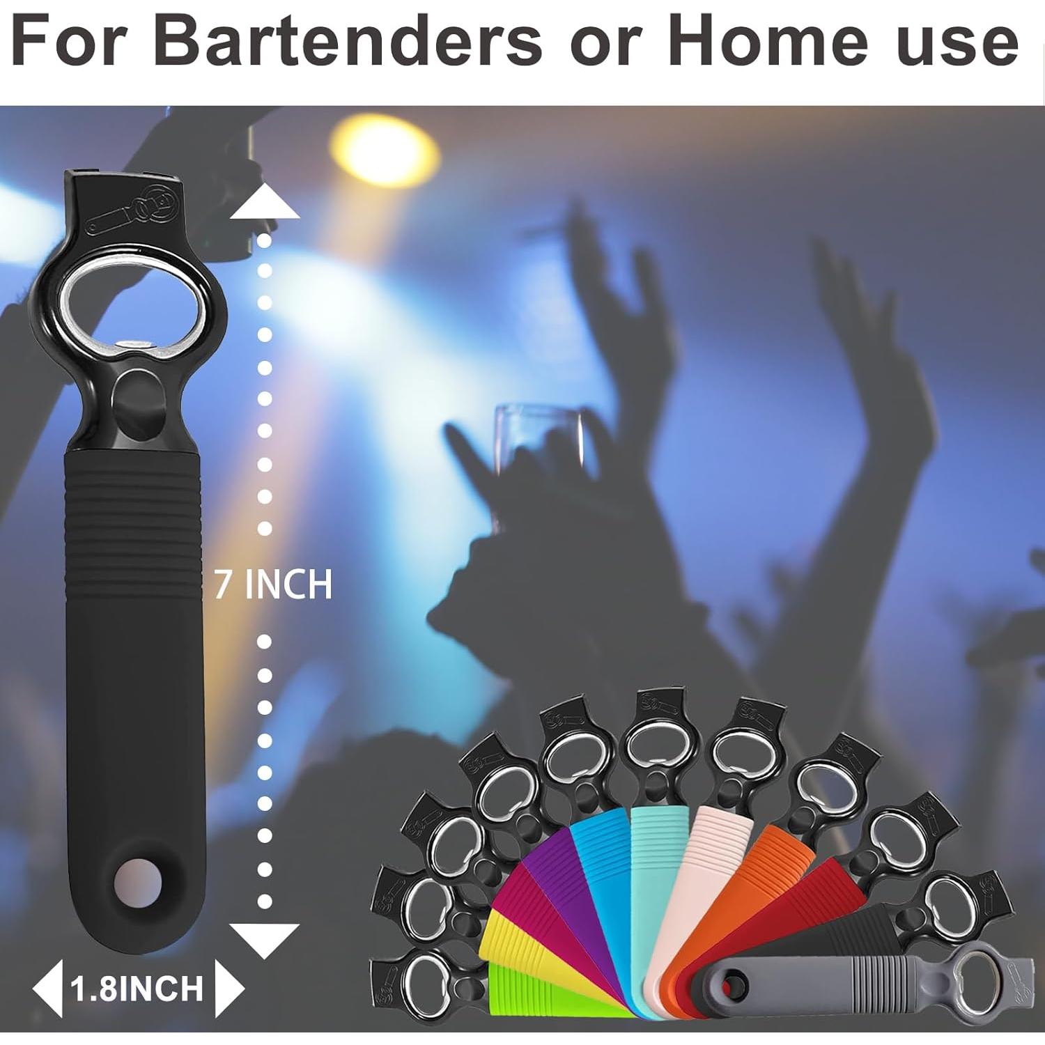 Abridor de Latas y Botellas DUNLAGUE 2 en 1 con Mango de Silicona