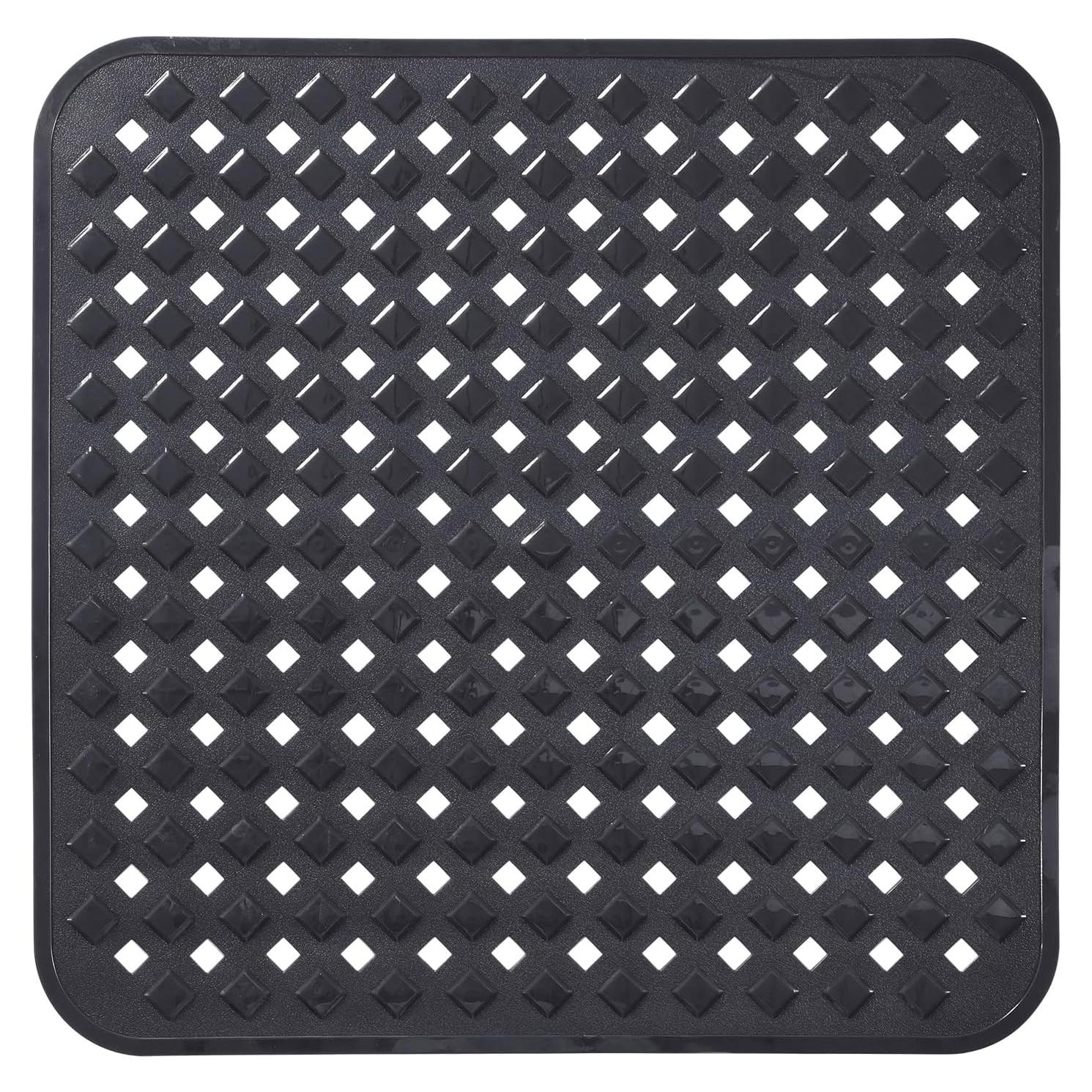 Alfombrilla de Ducha Antideslizante Yimobra 53x53 cm Negra