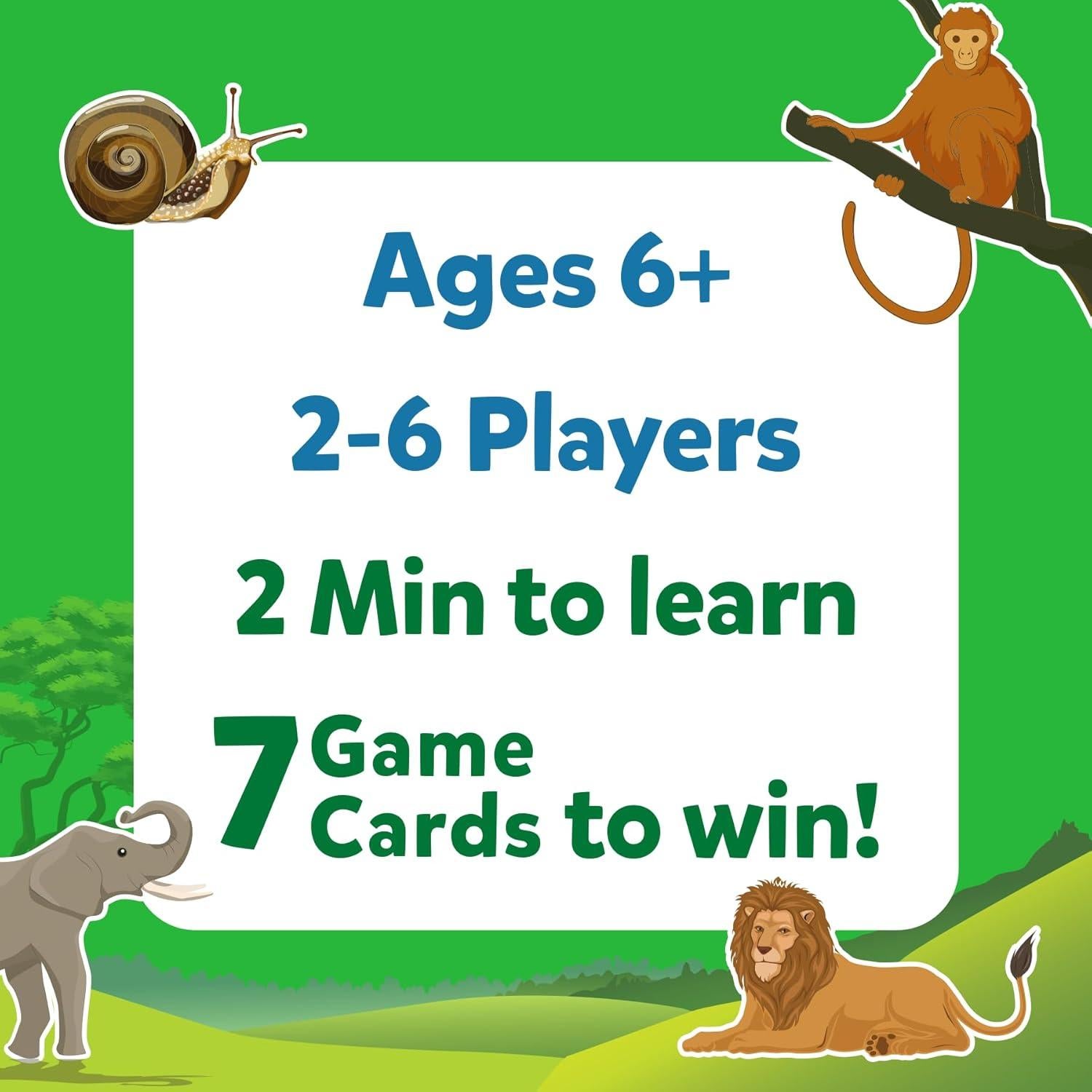 Skillmatics Adivina en 10 Juego de Cartas de Animales
