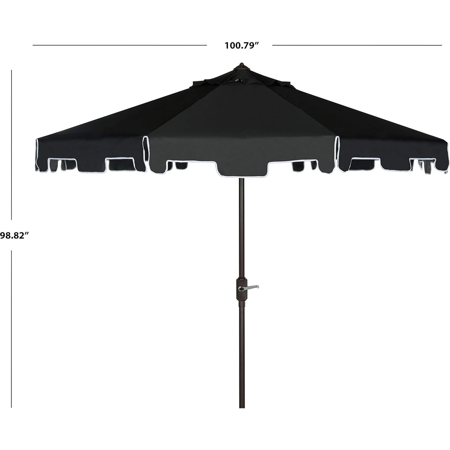 Sombrilla de Mercado Safavieh 2,74m Manivela Inclinable
