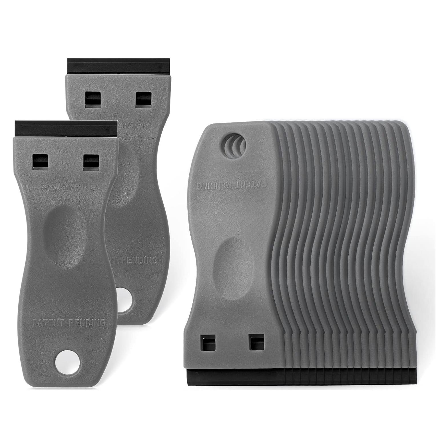 Raspadores de Cuchillas de Plástico FOSHIO 20PCS Gris