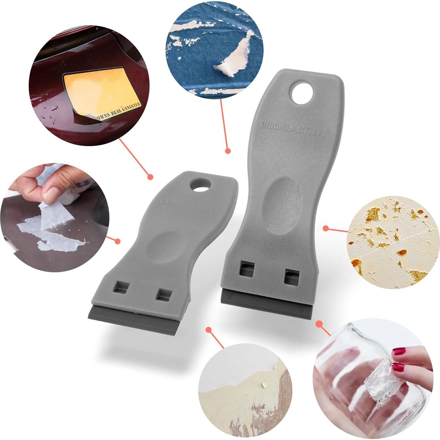 Raspadores de Cuchillas de Plástico FOSHIO 20PCS Gris