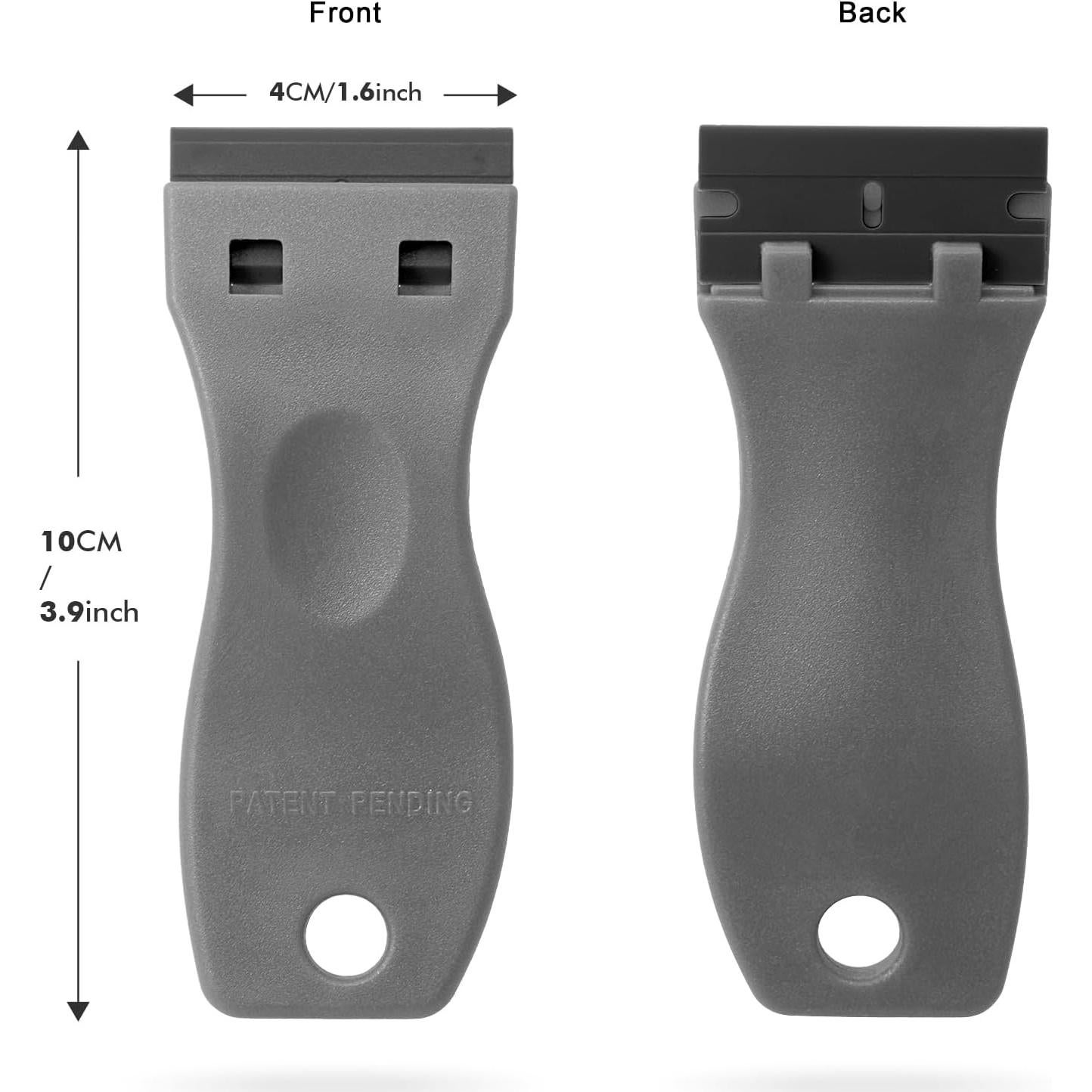 Raspadores de Cuchillas de Plástico FOSHIO 20PCS Gris