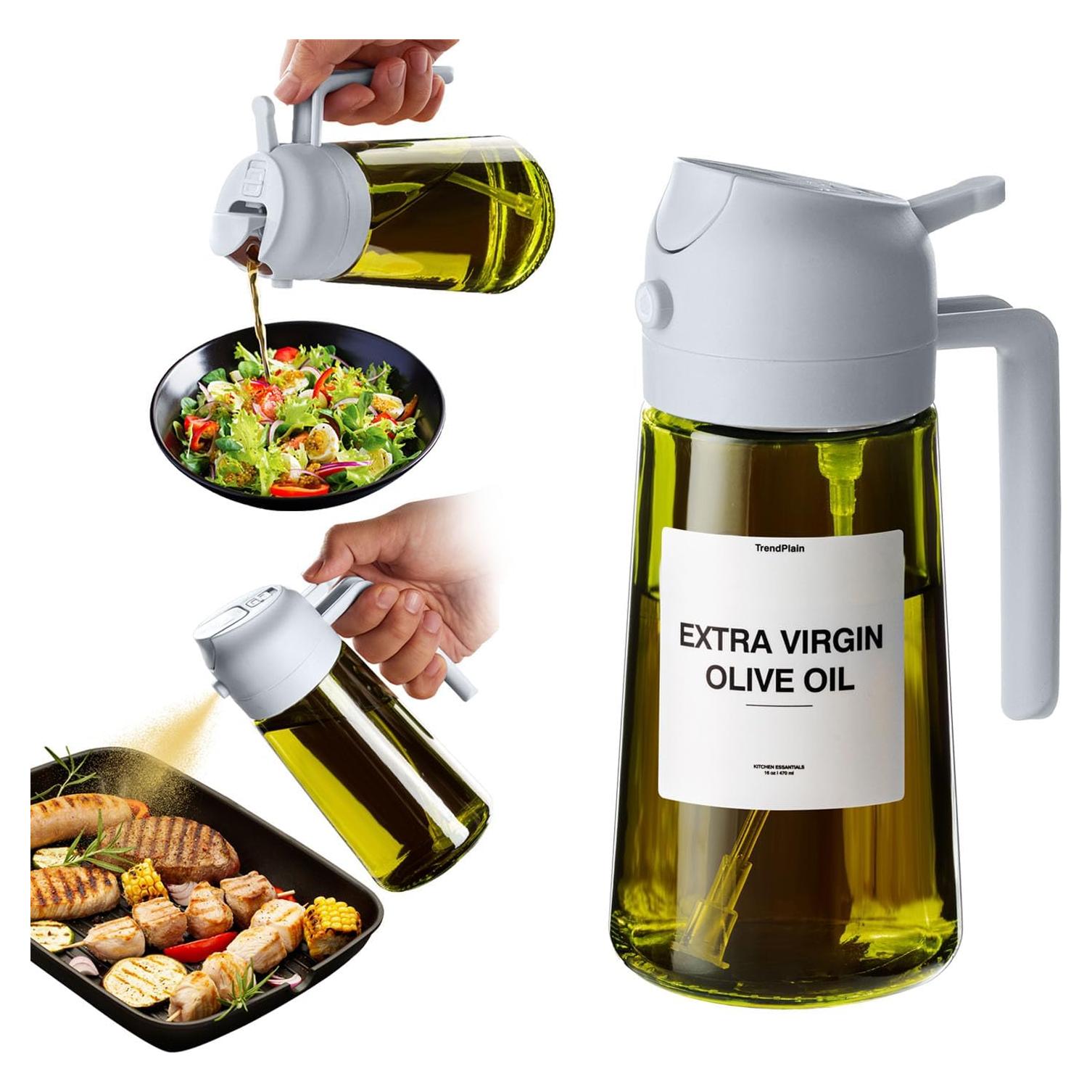 Botella Pulverizadora de Aceite de Oliva TrendPlain 470ml