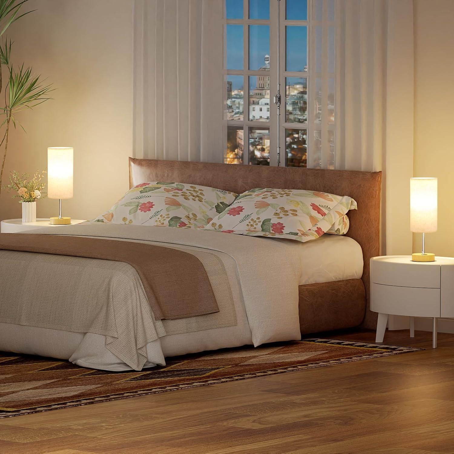 Juego de Lámparas de Mesa Táctiles Dicoool 35.56 cm Regulables