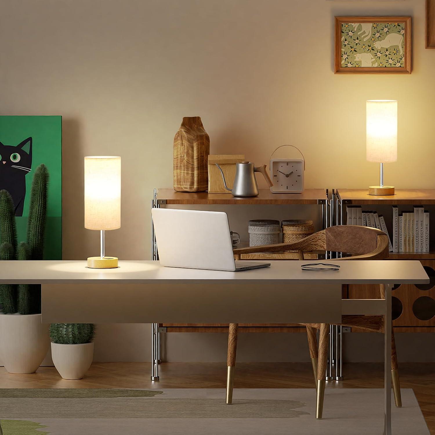 Juego de Lámparas de Mesa Táctiles Dicoool 35.56 cm Regulables