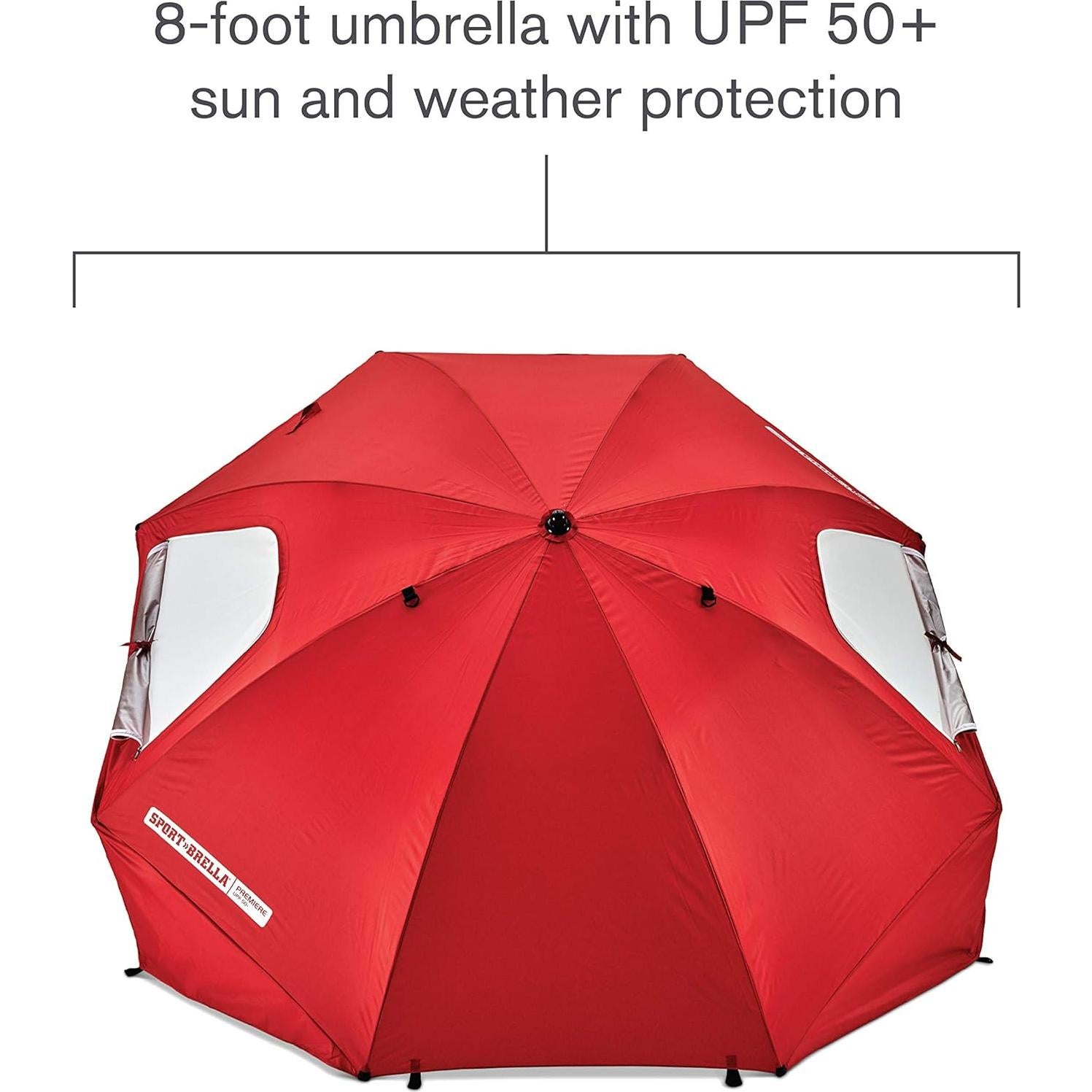 Paraguas Sport-Brella Premiere XL UPF 50+ Rojo 2.44m