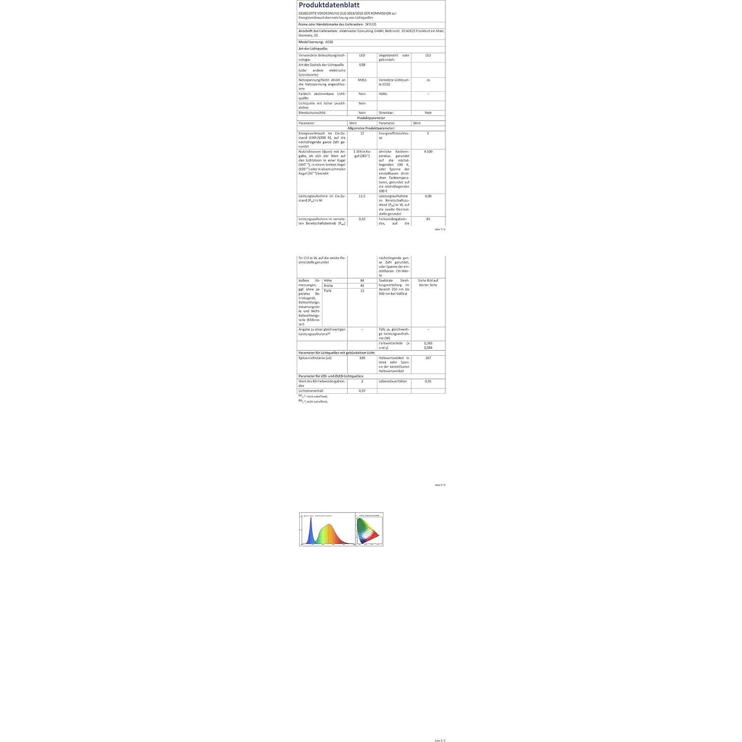 Lámpara de Escritorio LED SKYLEO 12W Cuello de Ganso 85cm