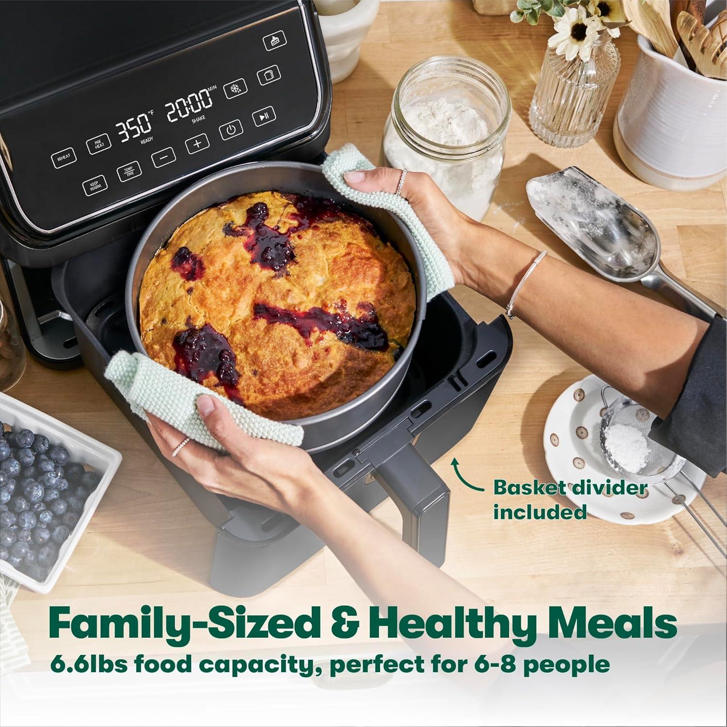 Freidora de Aire Digital Bella 8 Qt TurboCrisp Negra 1750W