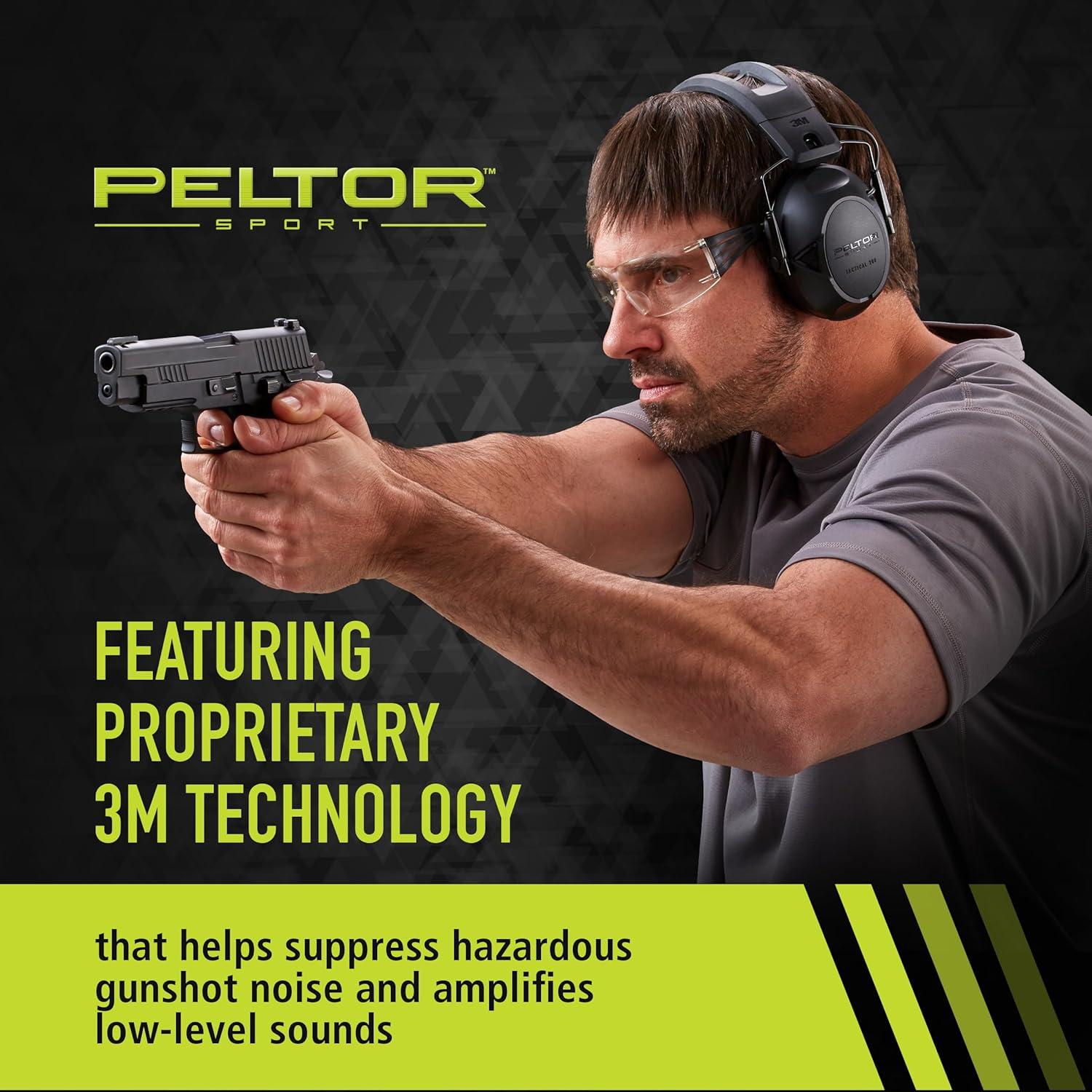 Auriculares de Protección Auditiva Bluetooth 3M Peltor Sport Tac 500