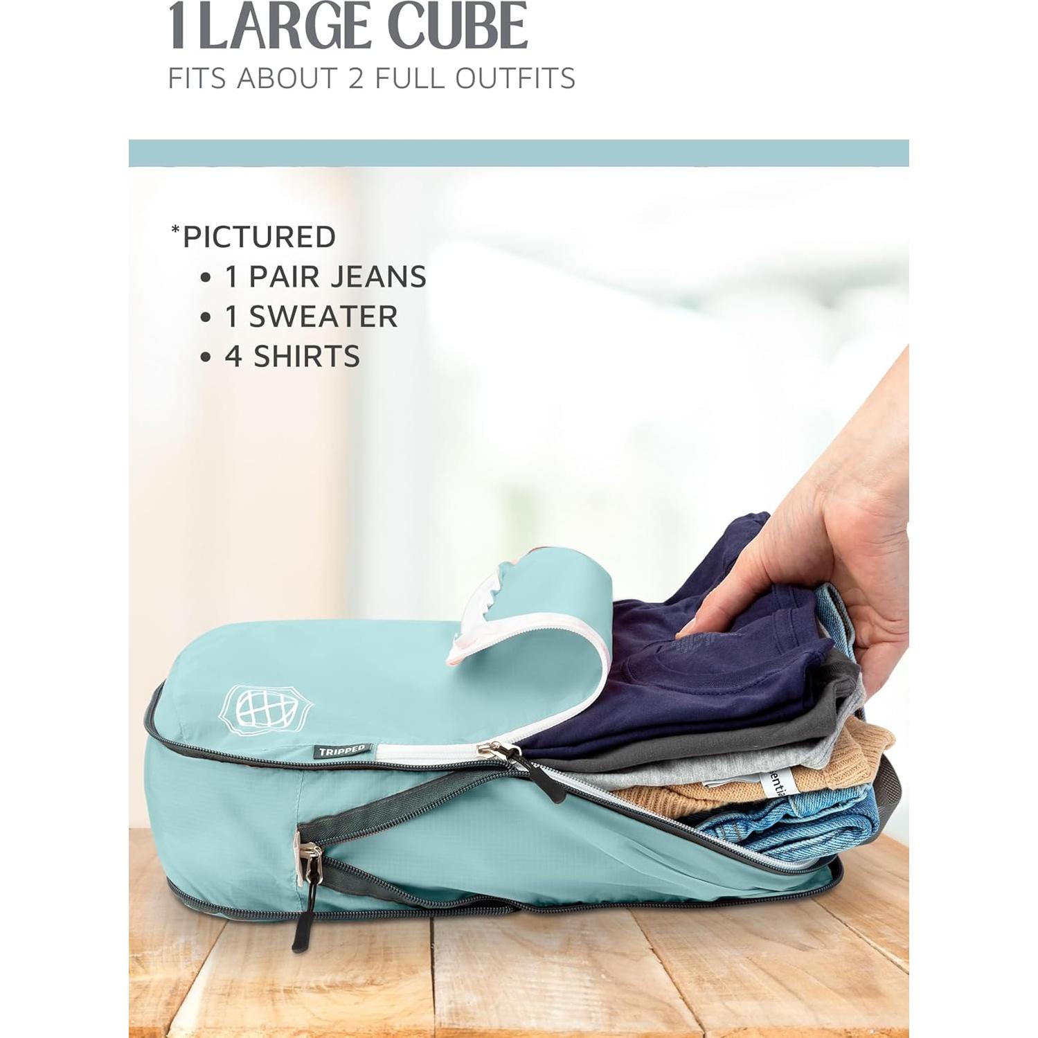 Juego de Cubos de Compresión TRIPPED Travel Gear - 2 Piezas