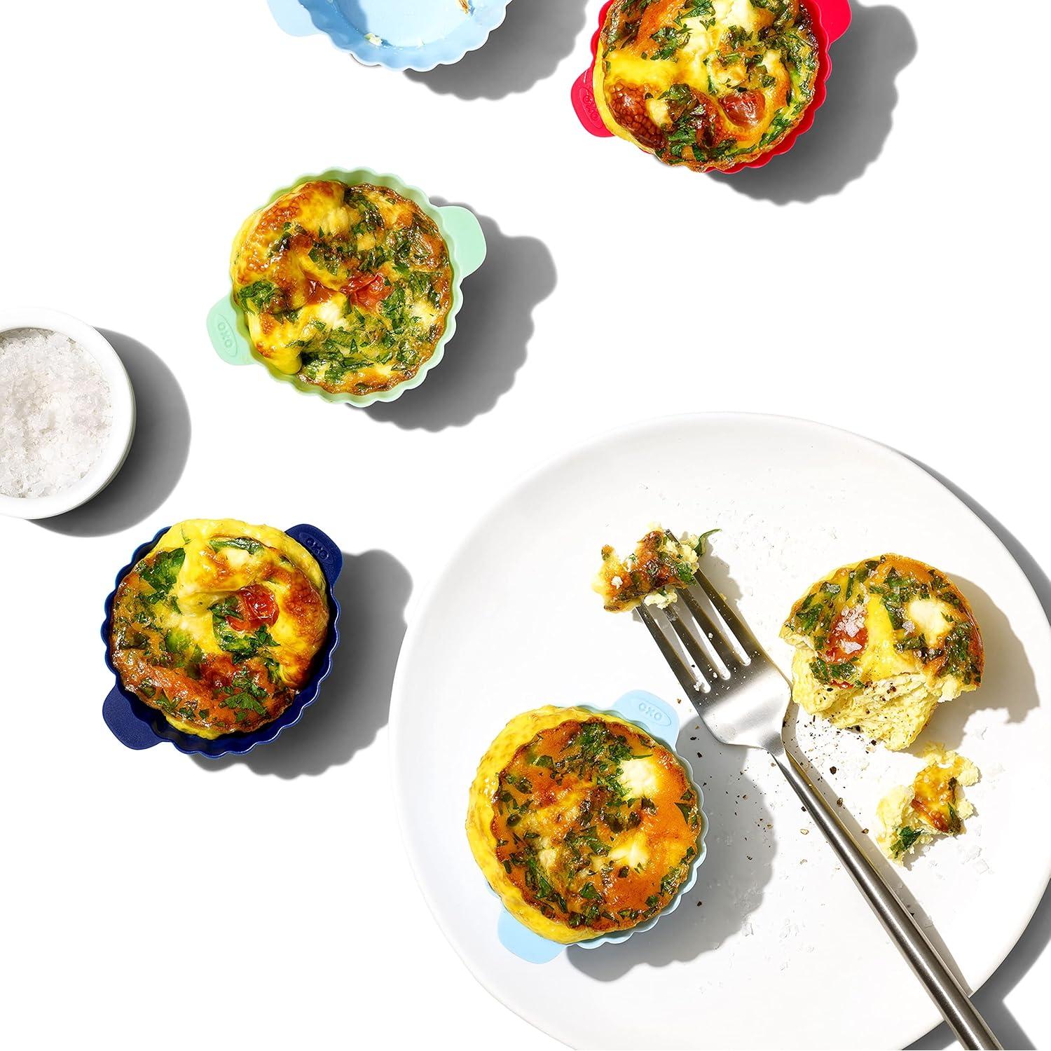 Tazas de Hornear de Silicona OXO Good Grips, 12 Piezas, 3 oz