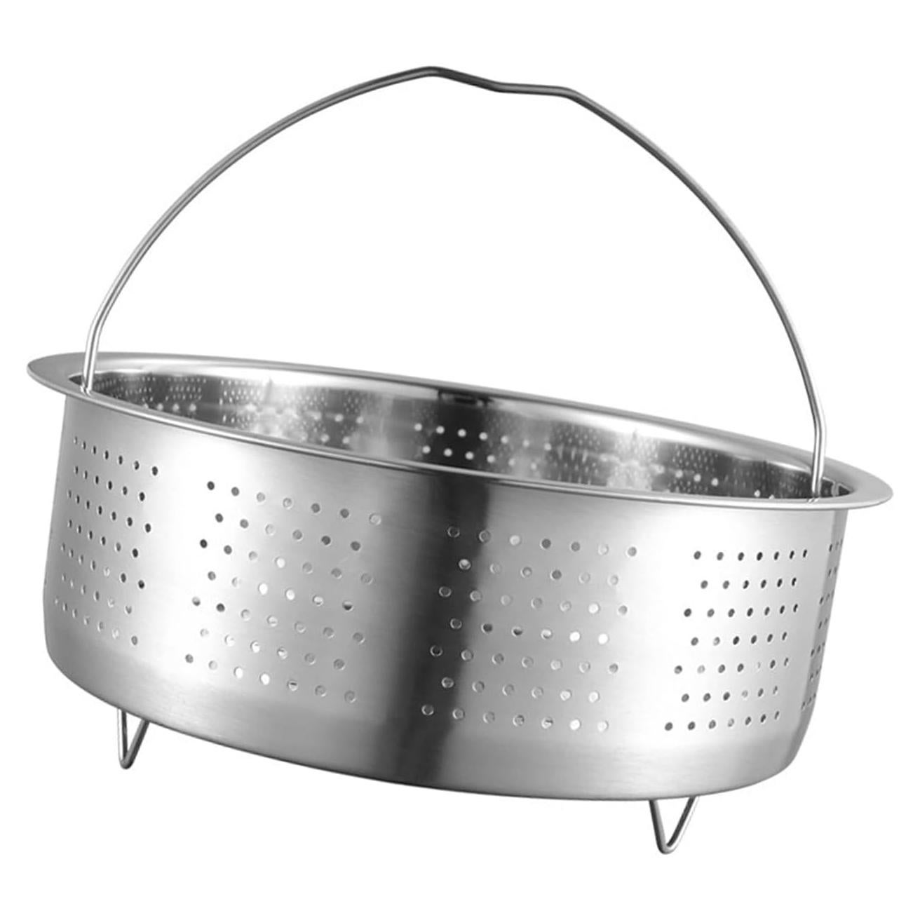 Cesta de Vapor de Acero Inoxidable Qancesd 20 cm Multifuncional