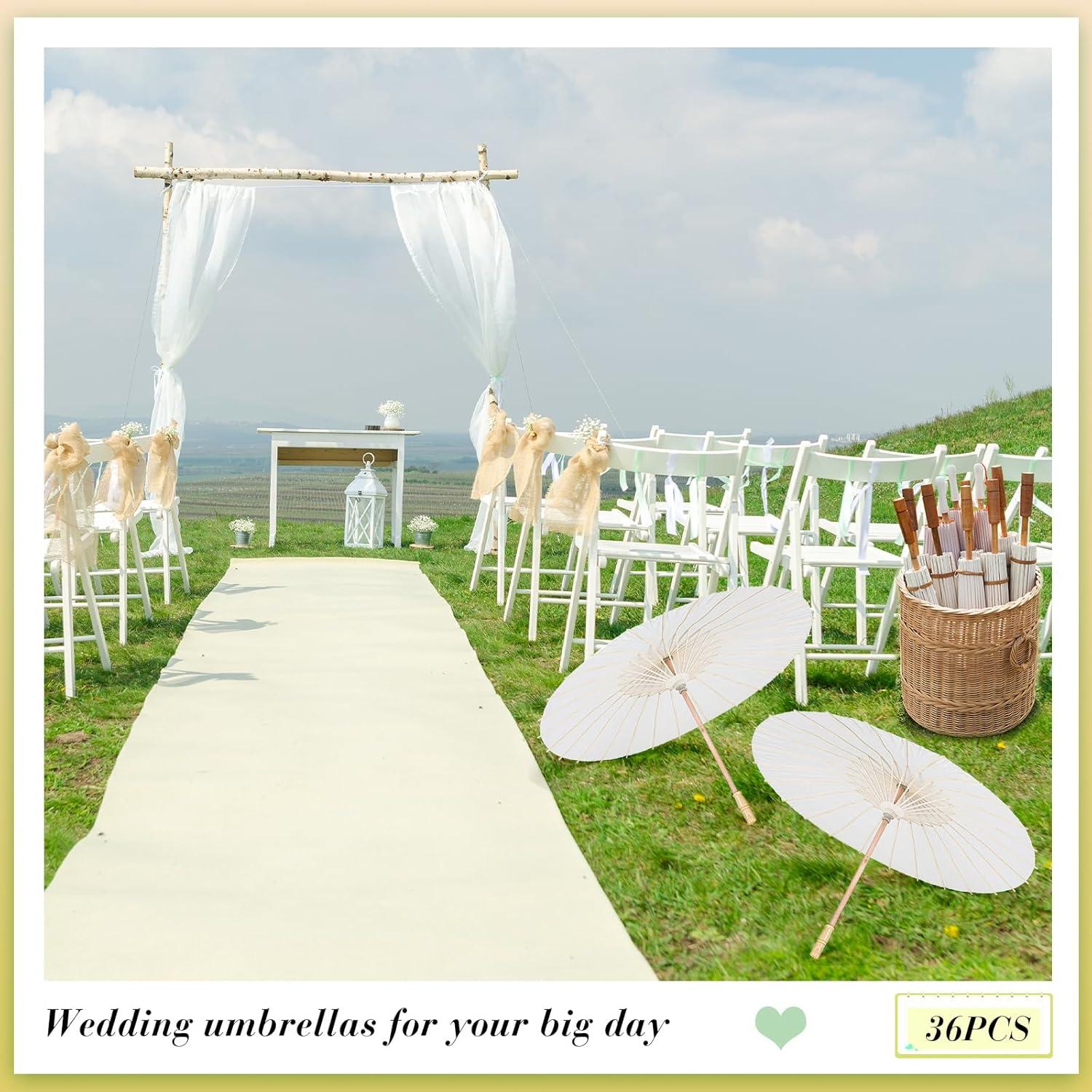 Sombrillas de Papel Sadnyy 84 cm 36 Piezas Decorativas