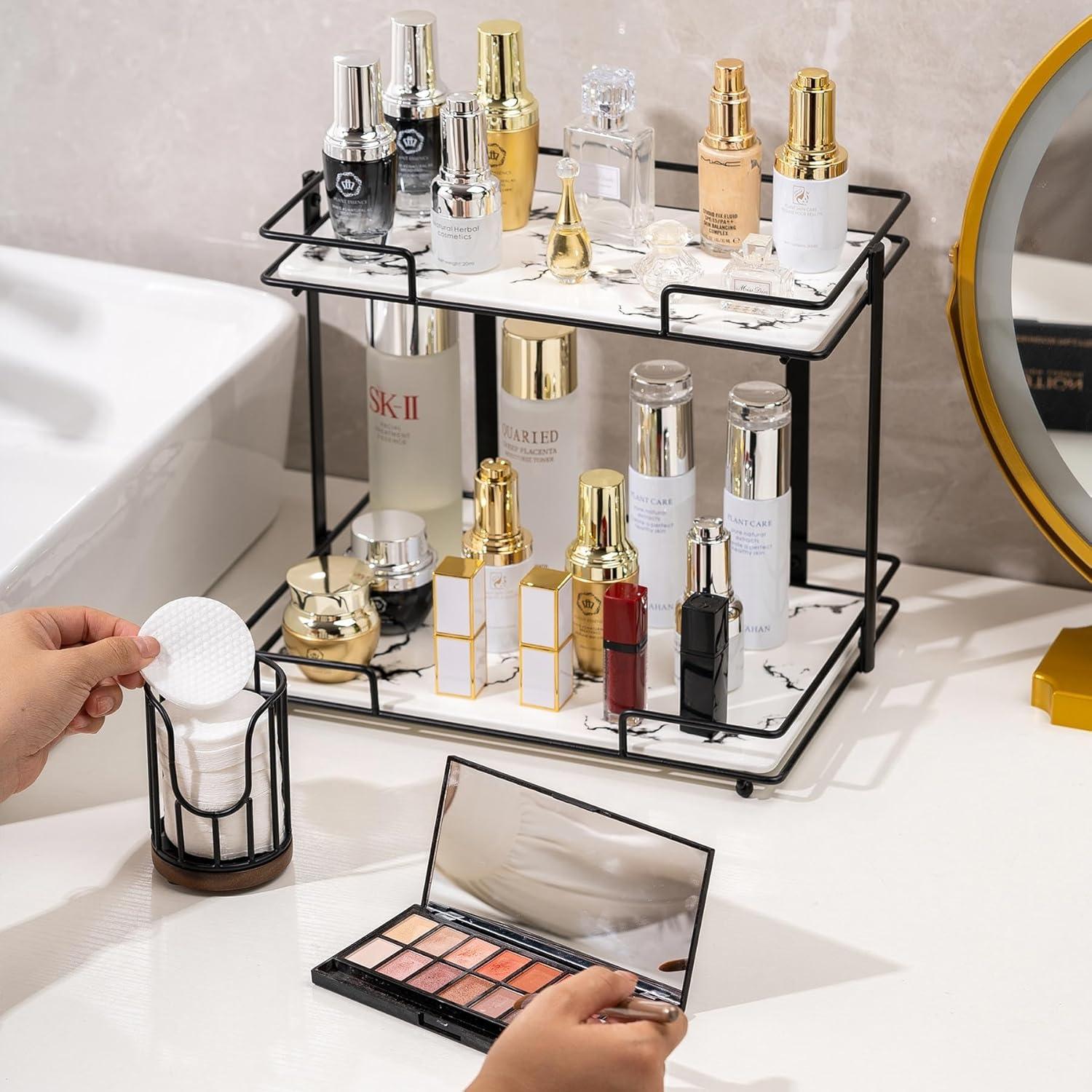 Dispensador de Tazas para Baño QTTCMY Negro Acacia 3oz