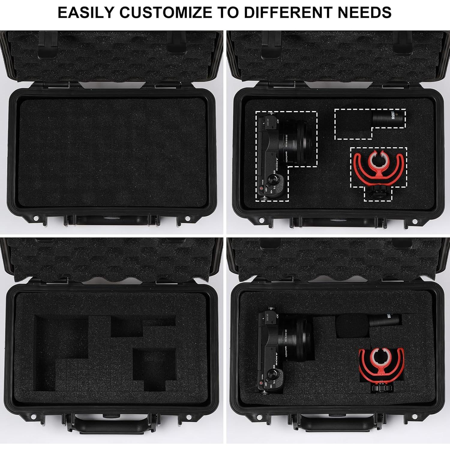 Caja de Herramientas Portátil Mayouko IP67 con Espuma 29x21x9.5cm