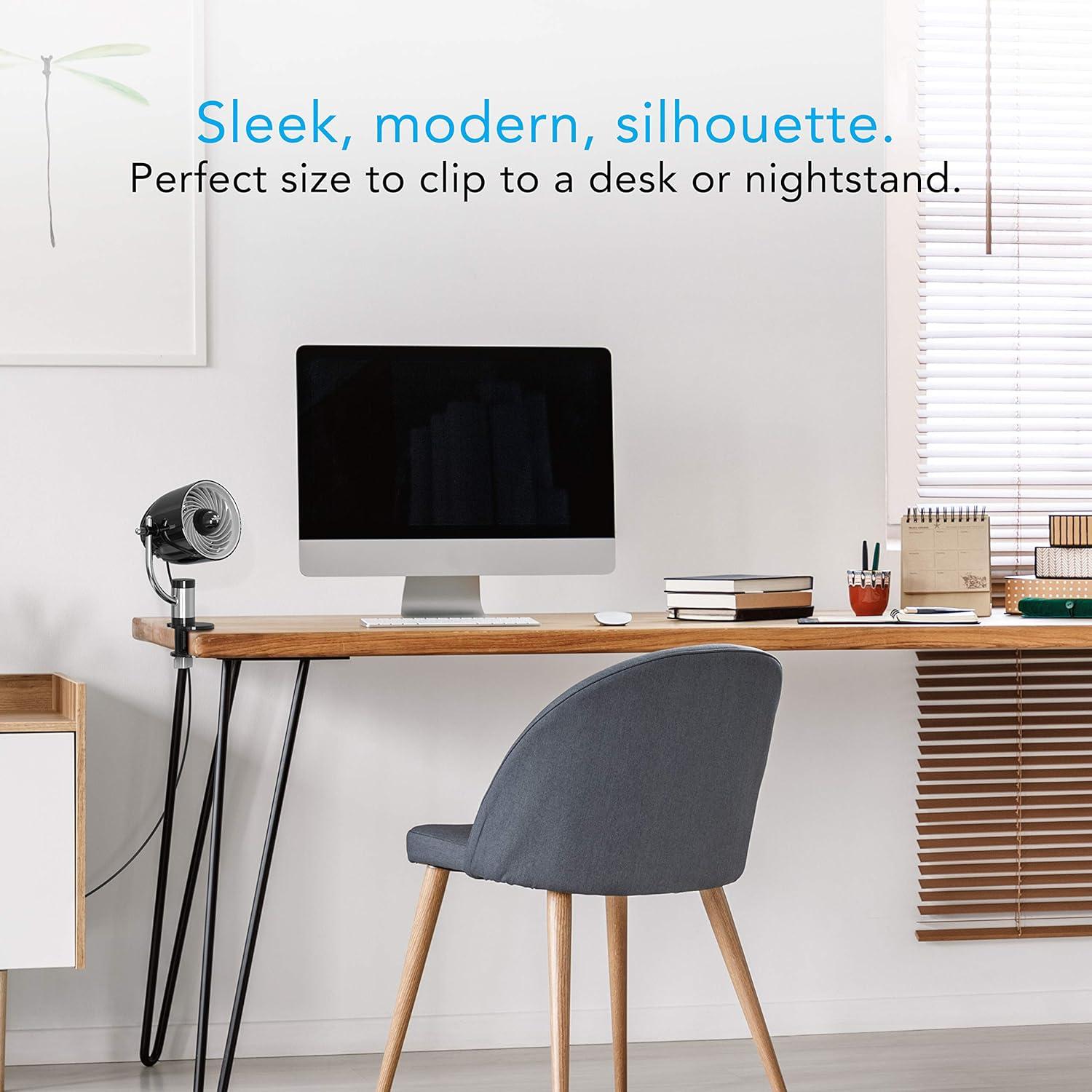 Ventilador Personal Vornado Pivot Clip 3 Velocidades Negro