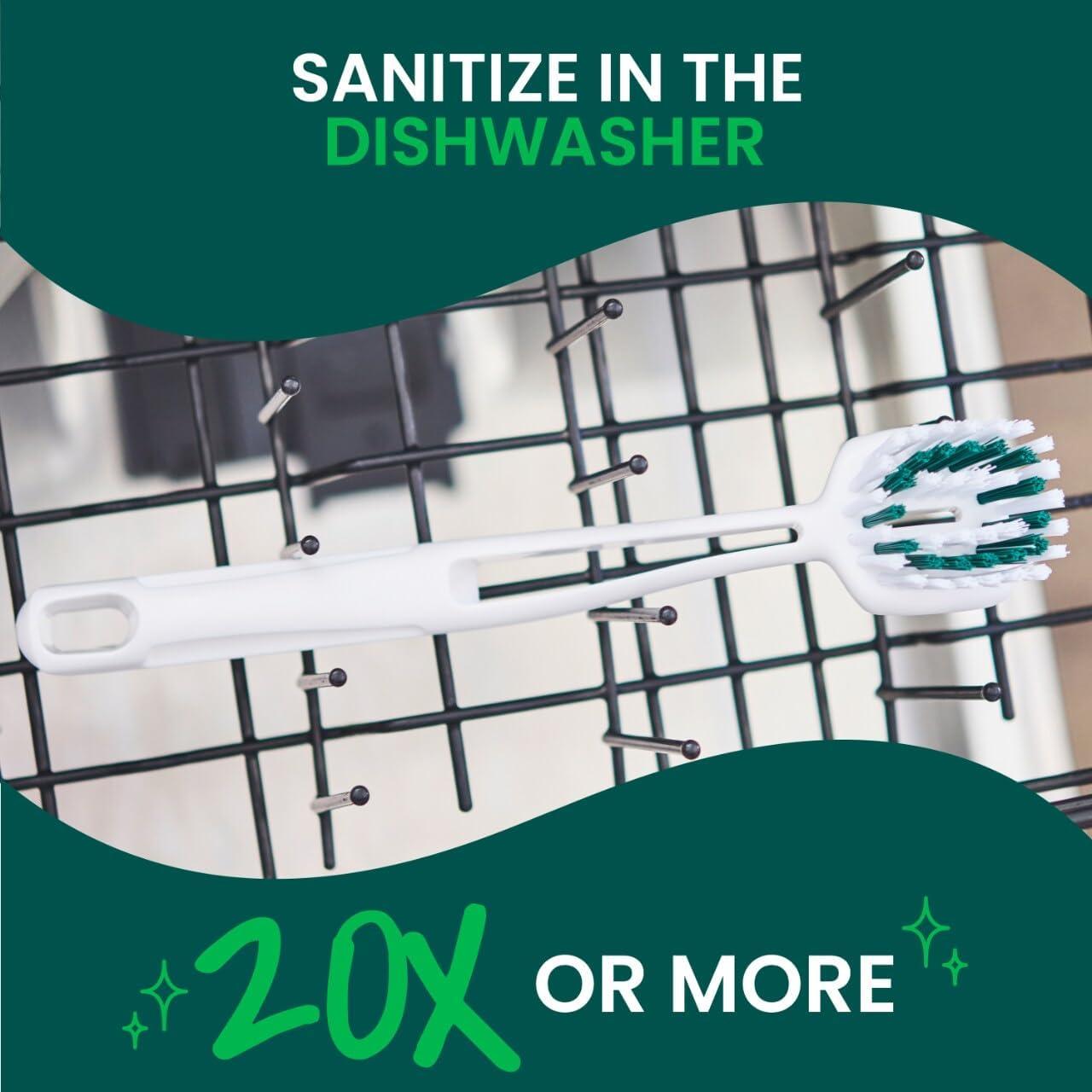 Cepillos de Limpieza Scotch-Brite para Ollas y Sartenes - 4 Unidades