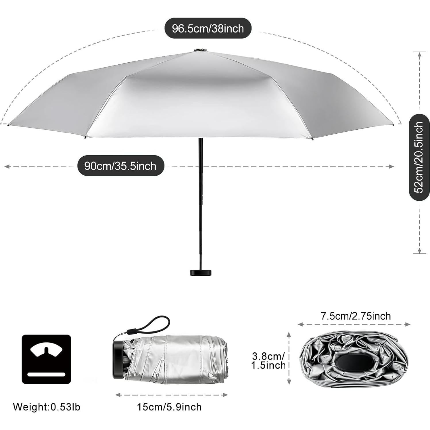 Paraguas Mini LEAGERA Plegable UV 50+ para Mujeres