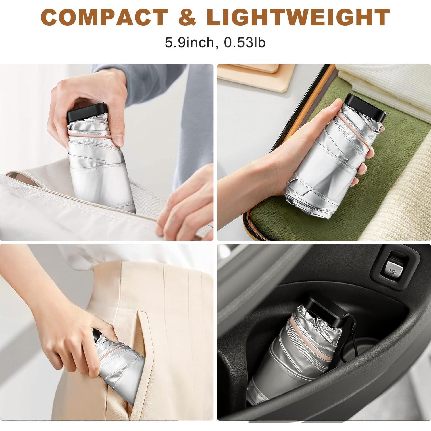 Paraguas Mini LEAGERA Plegable UV 50+ para Mujeres