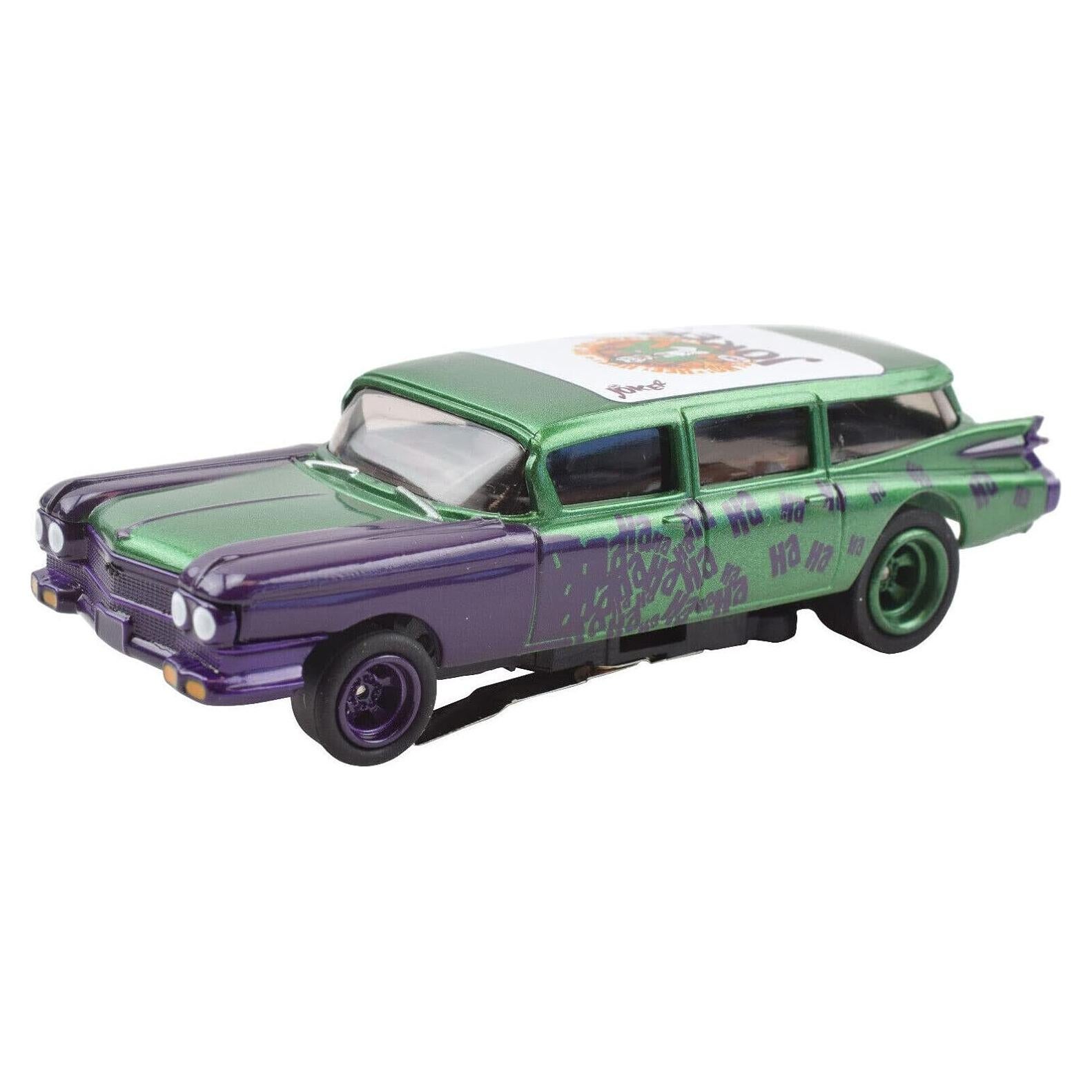 Coche Slot Escala HO Auto World Batman El Joker 1959 Cadillac