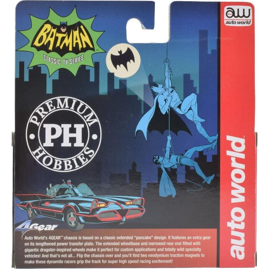 Coche Slot Escala HO Auto World Batman El Joker 1959 Cadillac