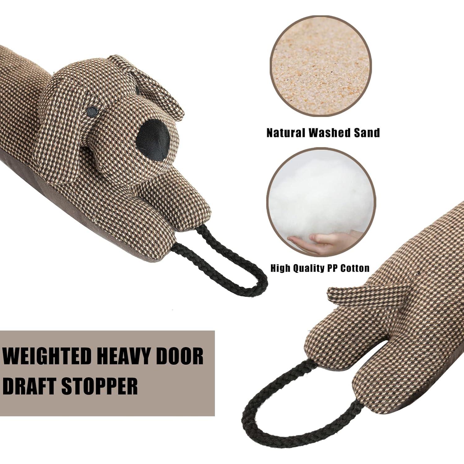 Tapón de Corrientes Marwood Perro Marrón 76 cm Decorativo