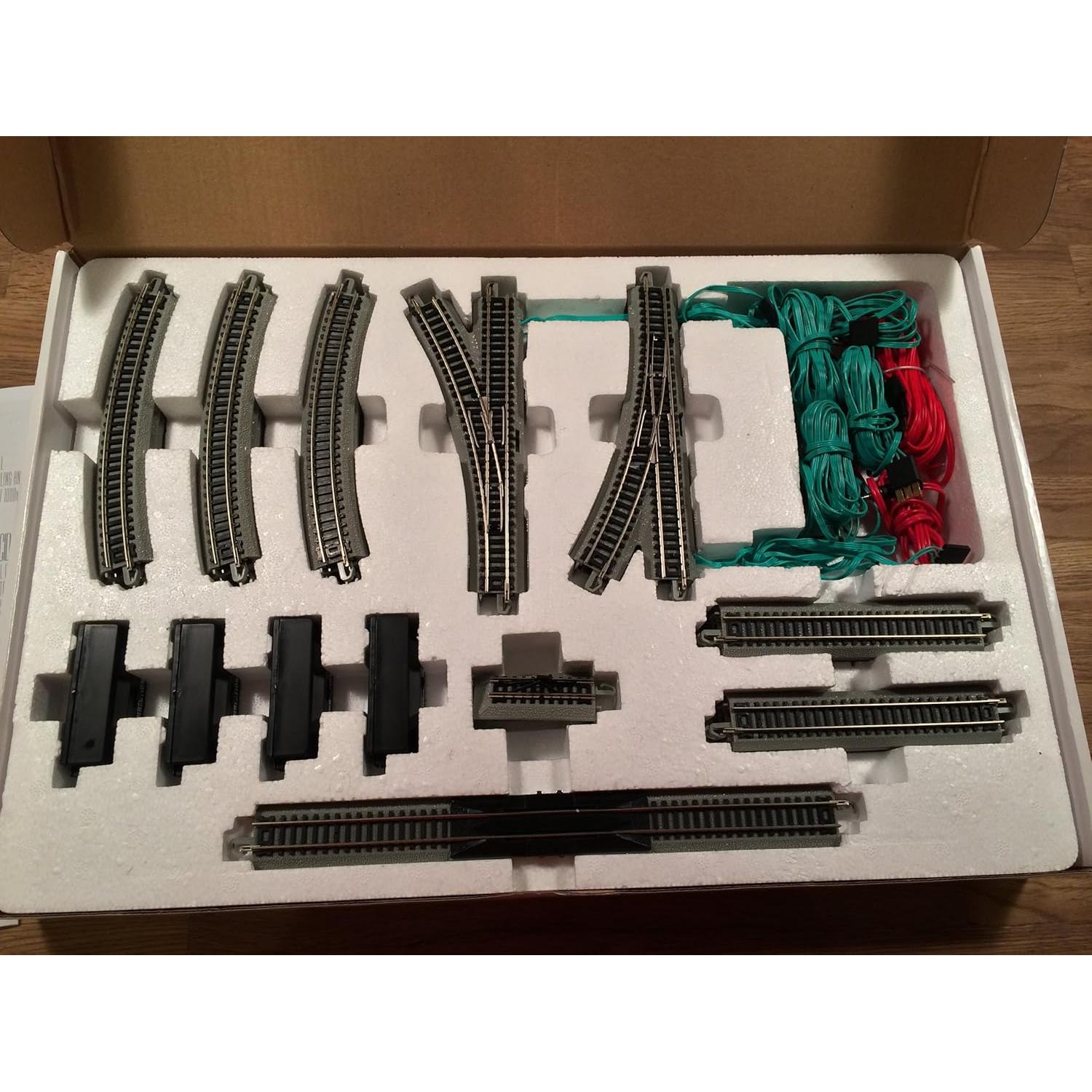 Paquete de Pista Bachmann Escala N 47 Piezas 142x71 cm