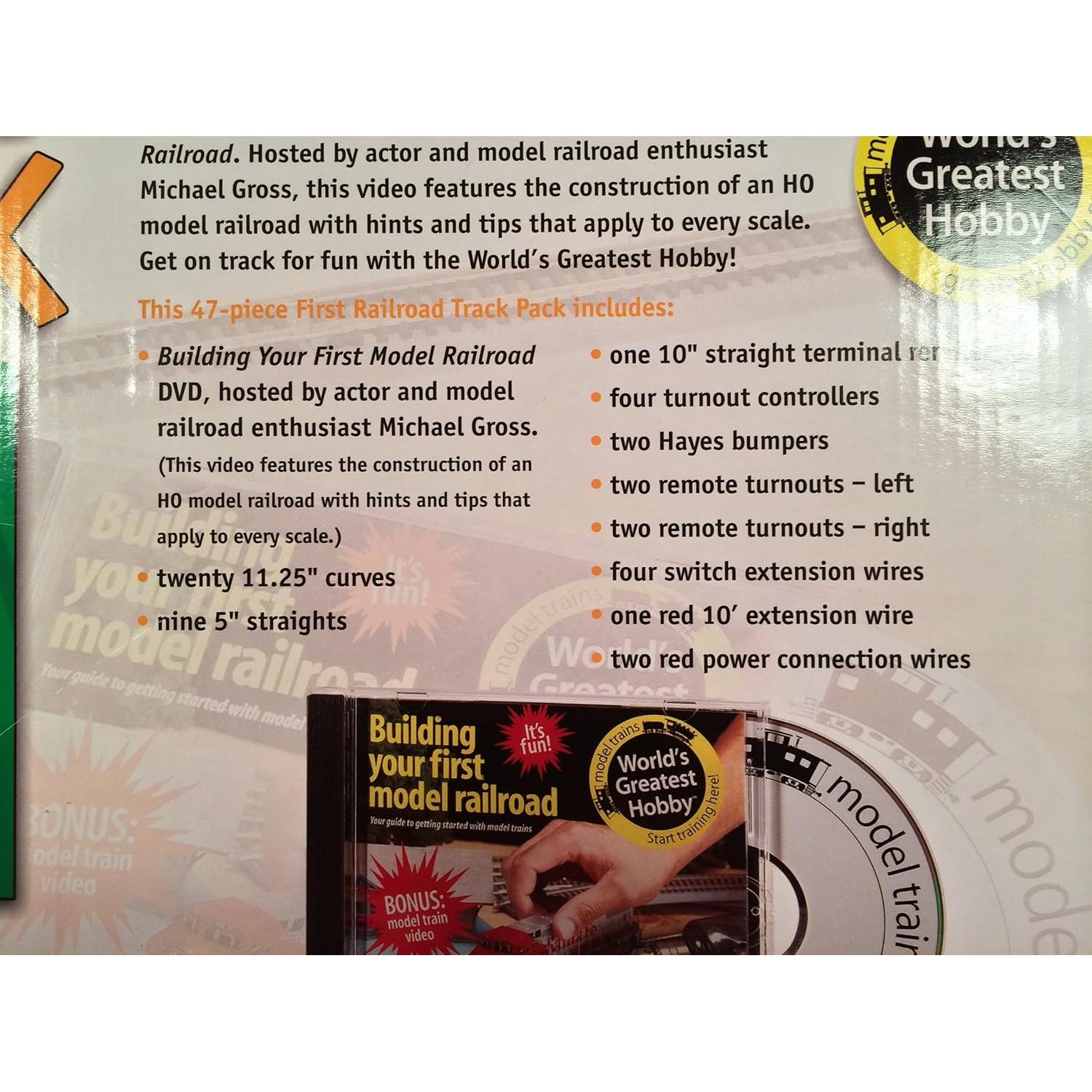 Paquete de Pista Bachmann Escala N 47 Piezas 142x71 cm