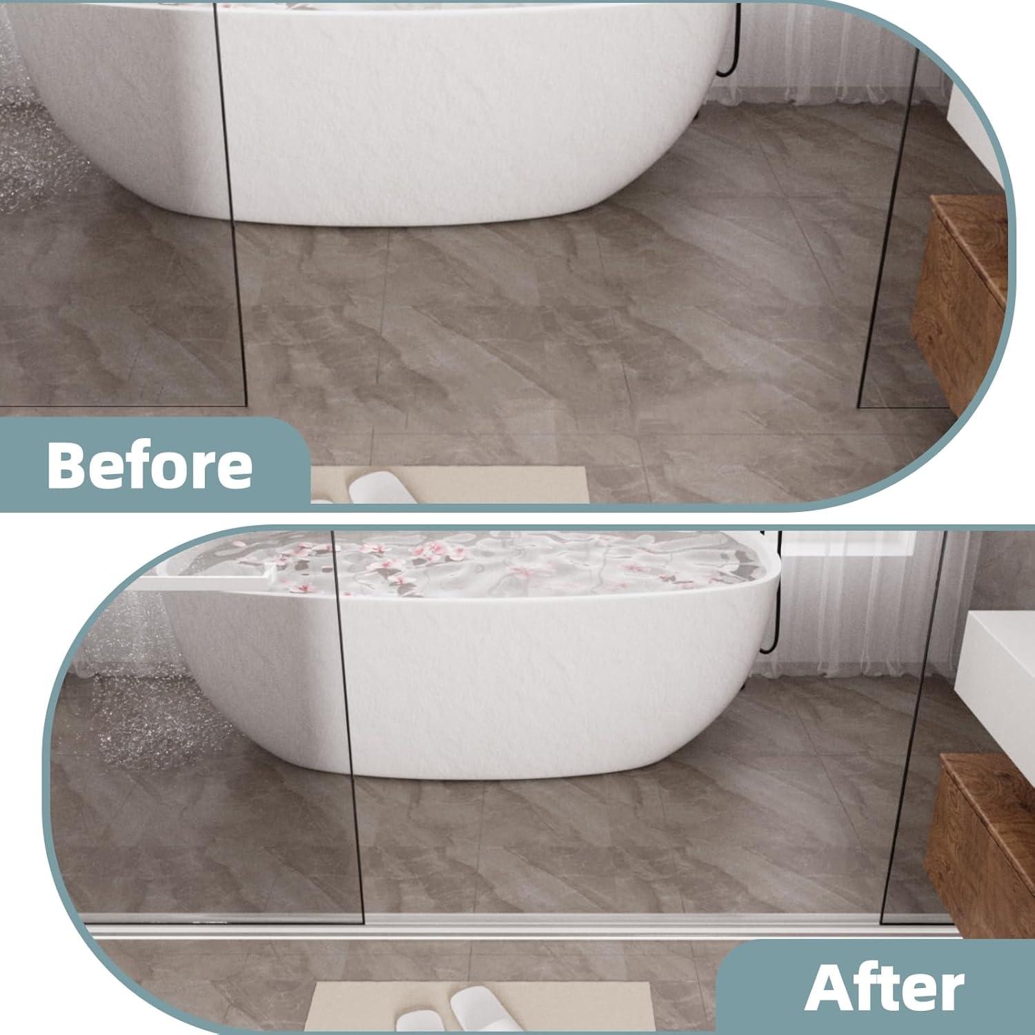 Umbral de Ducha 1.32 cm x 3.07 cm Silicona Transparente Conwang