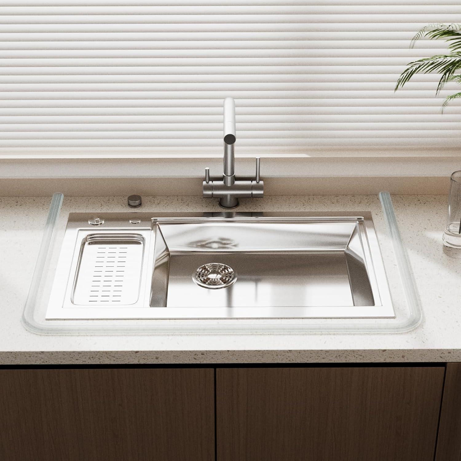 Umbral de Ducha 1.32 cm x 3.07 cm Silicona Transparente Conwang