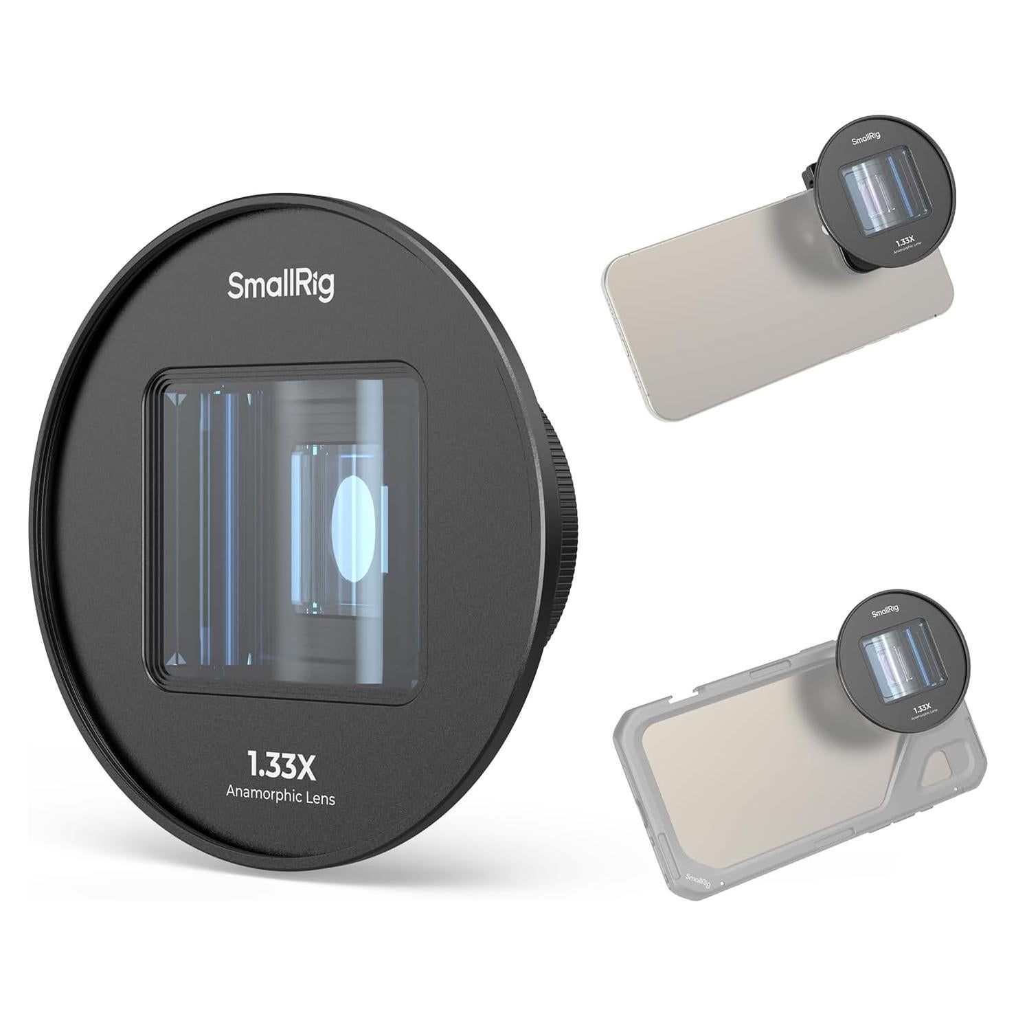 Lente Anamórfica 1.33X SmallRig 4590 para Móviles