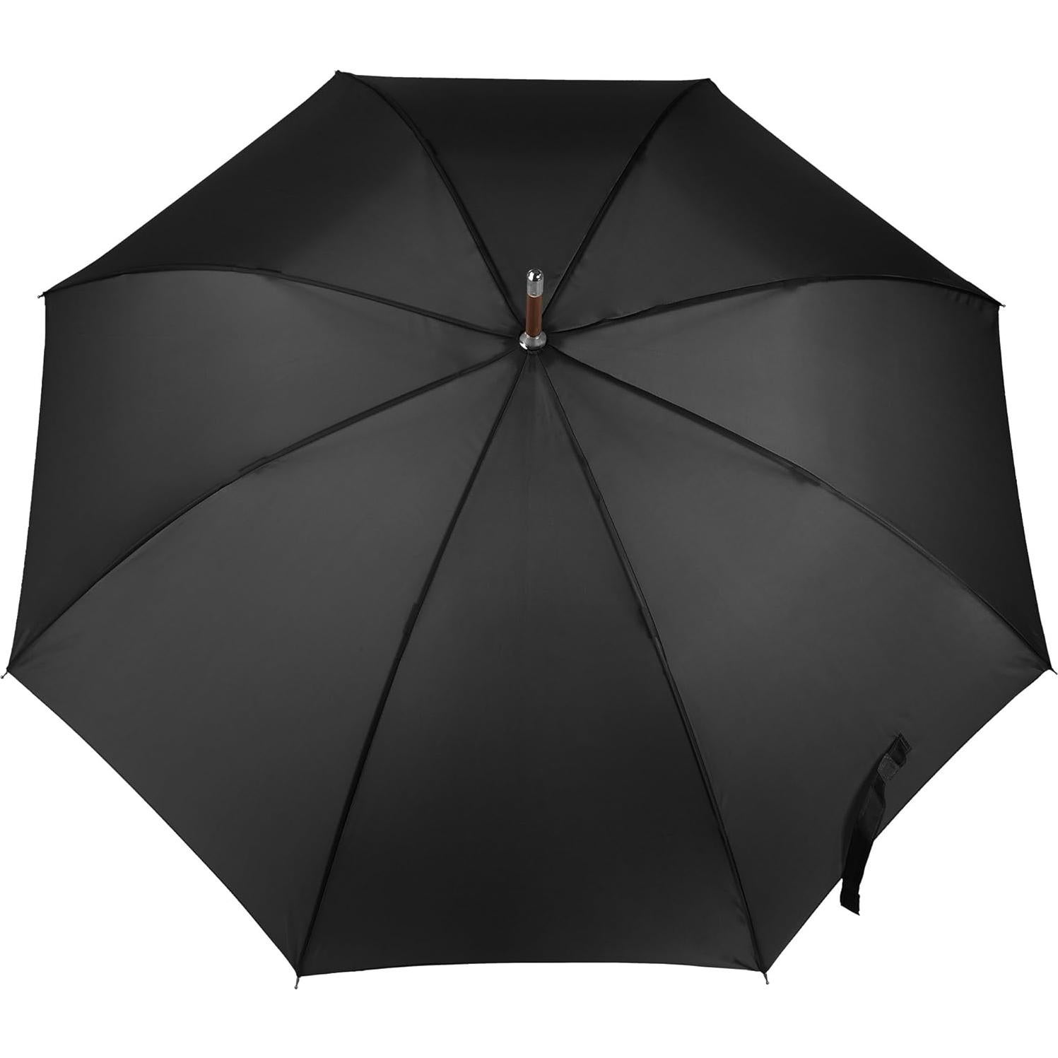 Paraguas Totes Automático Grande Mango de Madera Negro