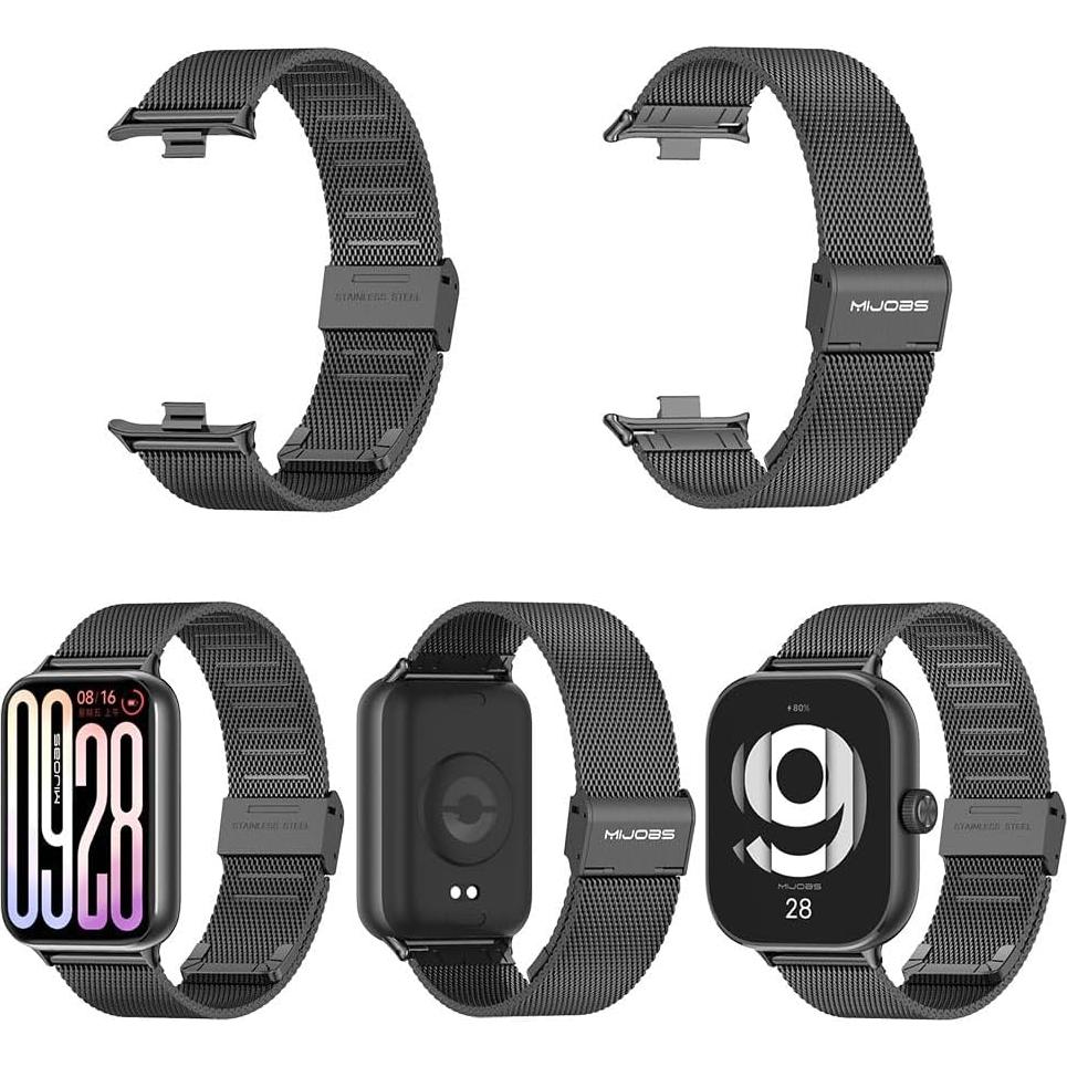 Correa de Metal MIJOBS para Redmi Watch 5/4 y Mi Band 9/8 Pro