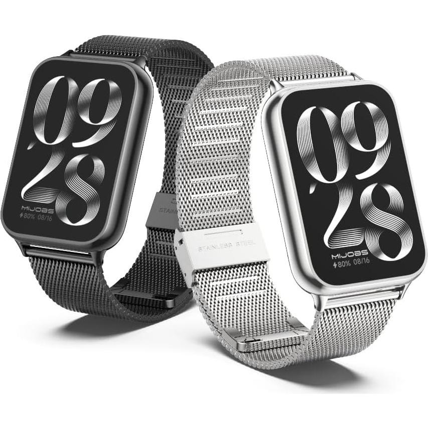 Correa de Metal MIJOBS para Redmi Watch 5/4 y Mi Band 9/8 Pro